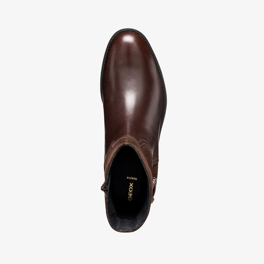 Botas de mujer Geox Esmeena Dark Brown