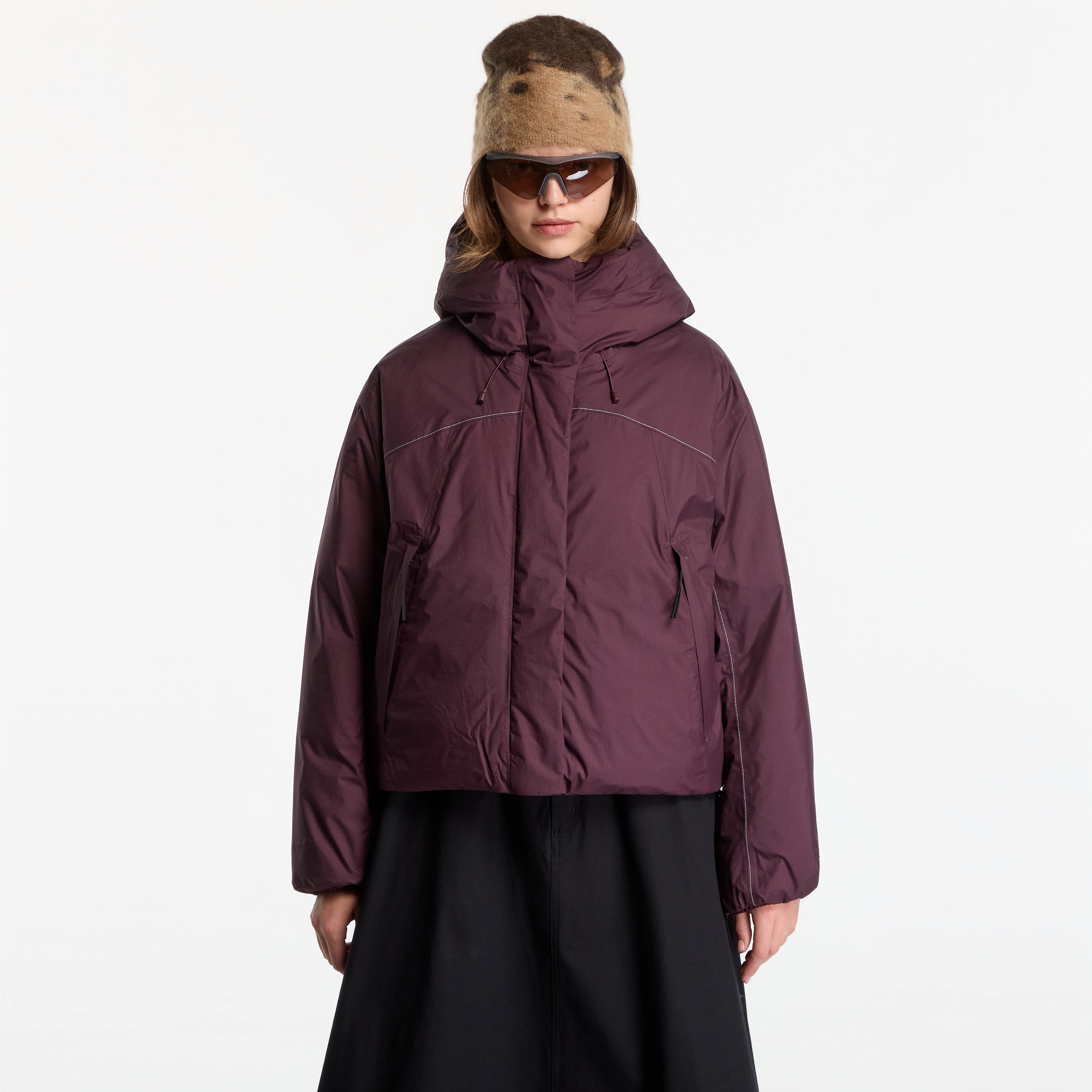 Пухено яке The North Face TNF DryVent RV Jacket Deep Burgundy S