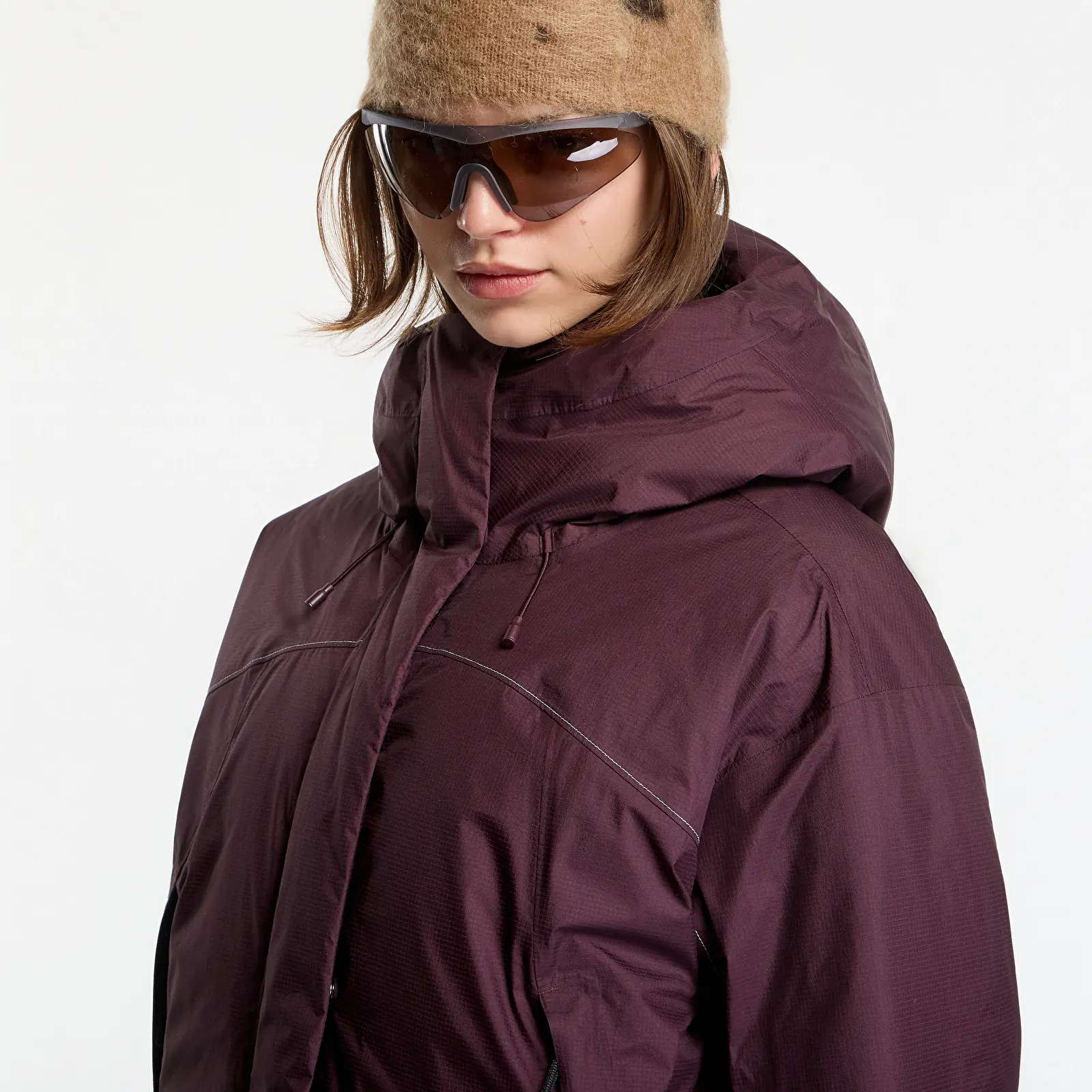 Donsjassen voor dames The North Face TNF DryVent RV Jacket Deep Burgundy