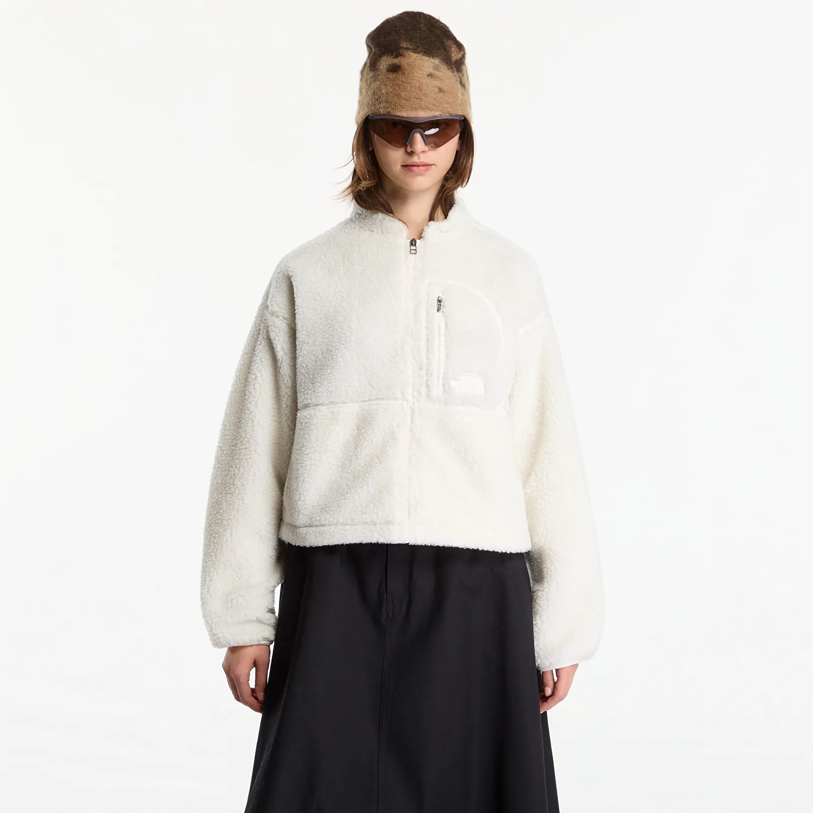 Parkas de mulher The North Face Extreme Pile 2 Full Zip Jacket White Dune