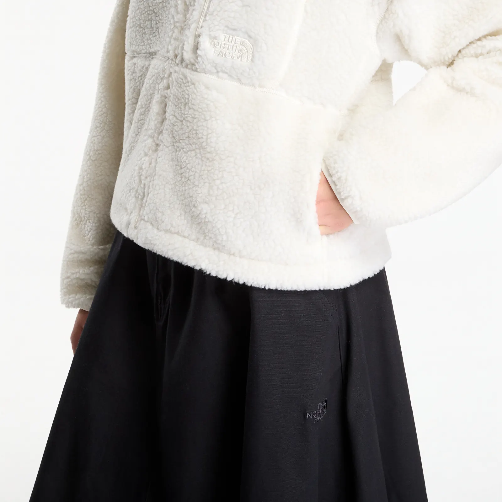 Parkas de mulher The North Face Extreme Pile 2 Full Zip Jacket White Dune