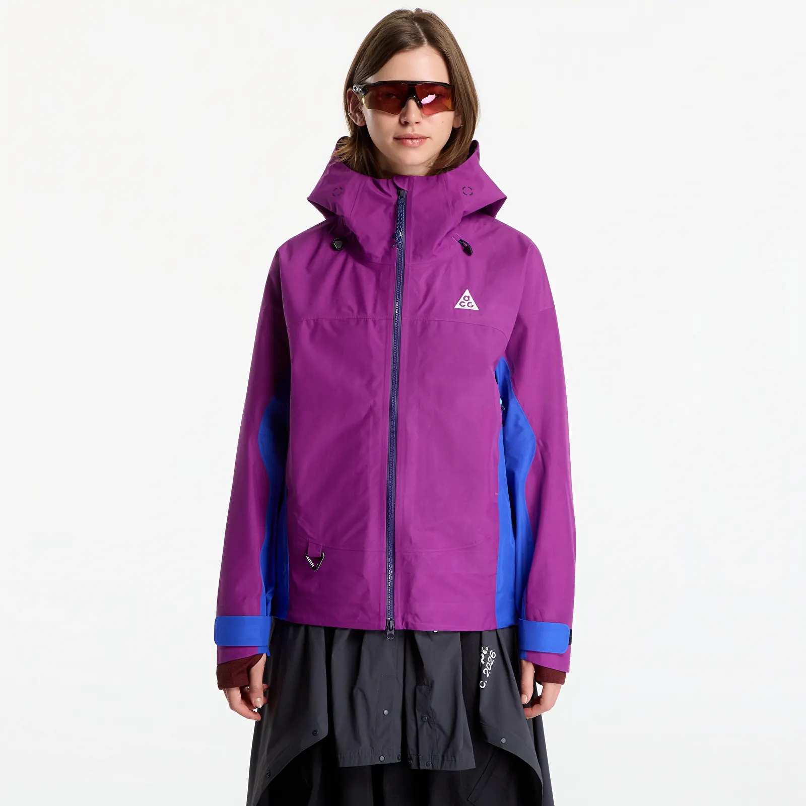 Women's jackets Nike ACG Misery Ridge Storm-FIT ADV GORE-TEX 3L Hiking Jacket Bold Berry/ Hyper Royal/ Summit White