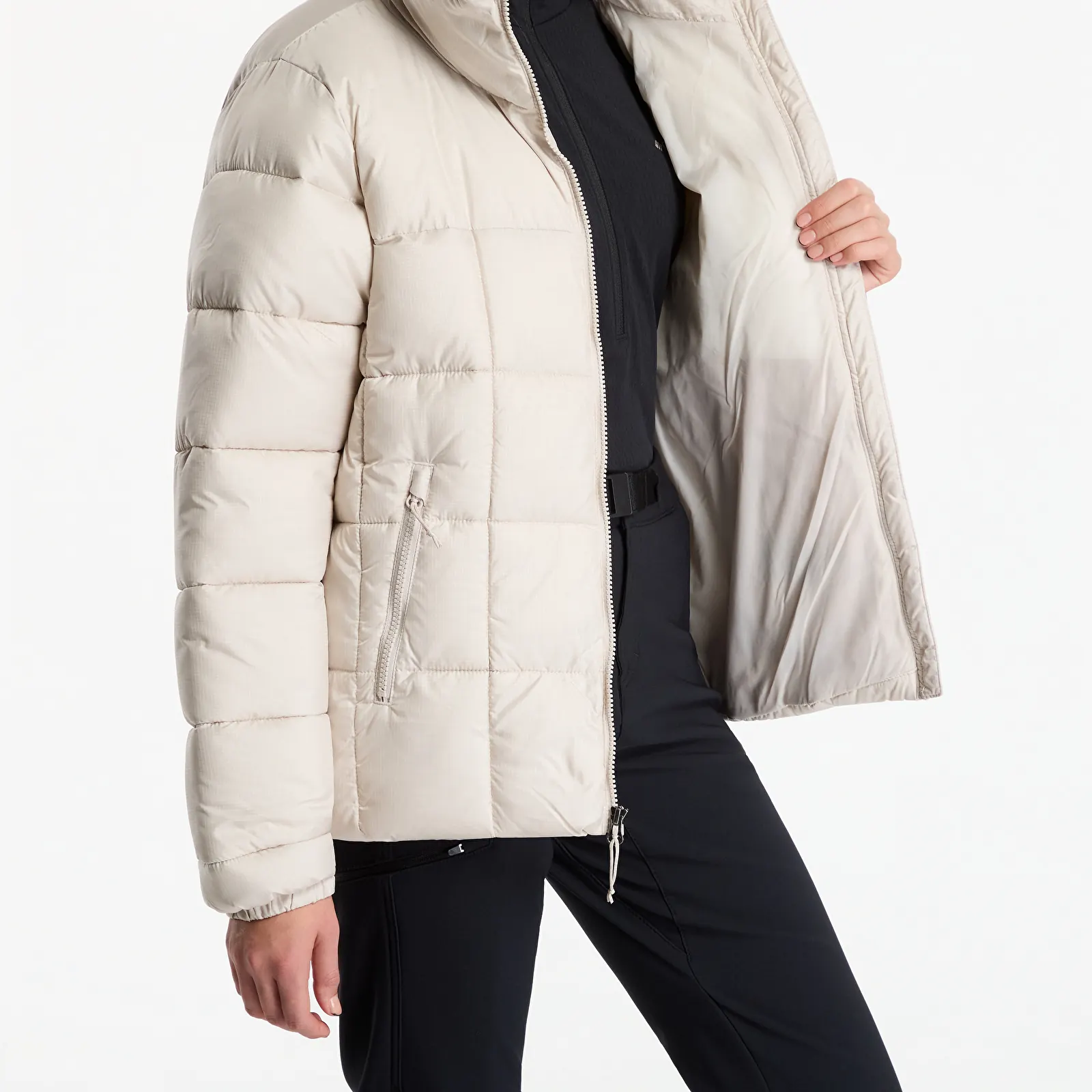 Dámske bundy Columbia Puffect™ III Full Zip Jacket Dark Stone
