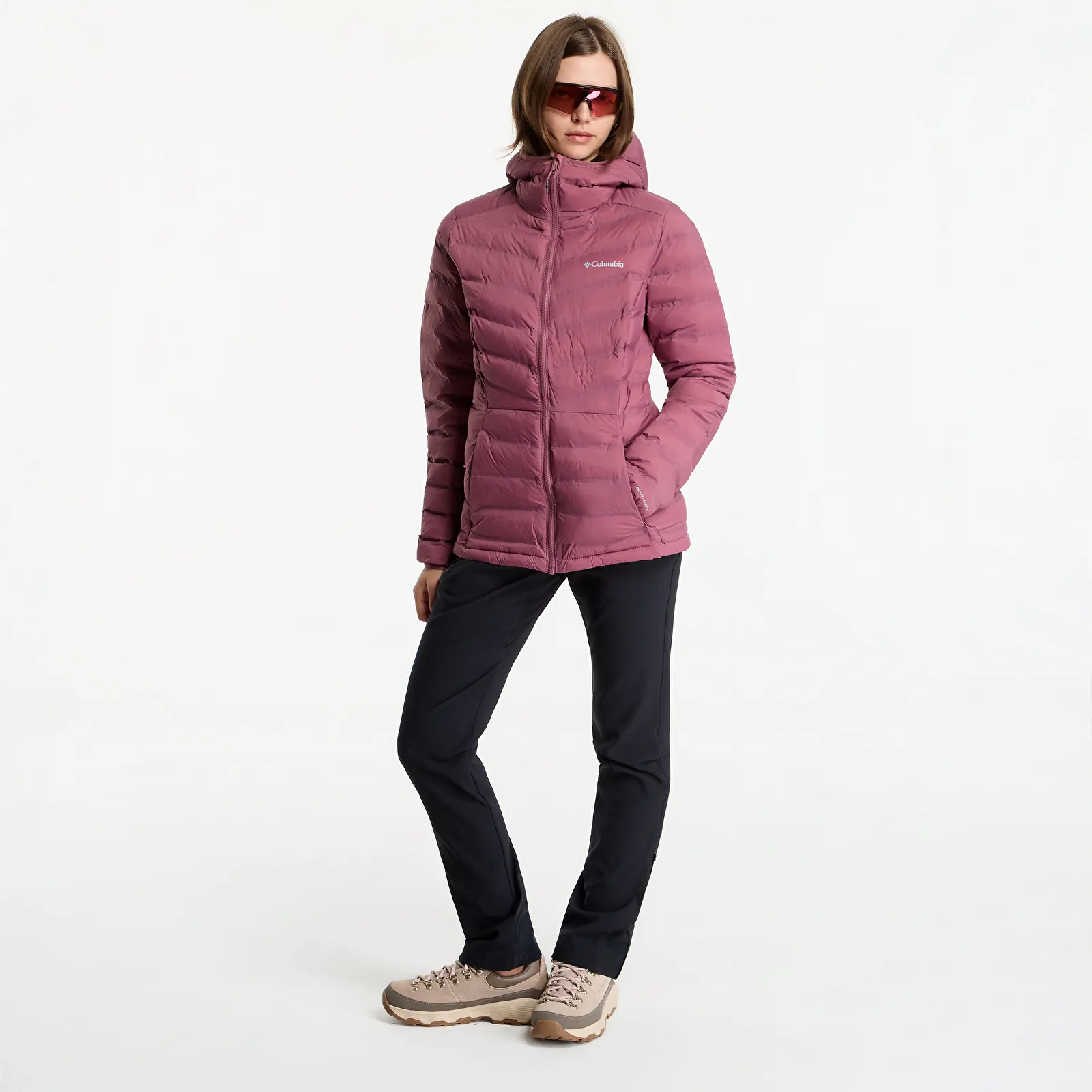 Dunjakker for kvinner Columbia Terwilliger Trail™ Heat Seal Jacket Antique Mauve