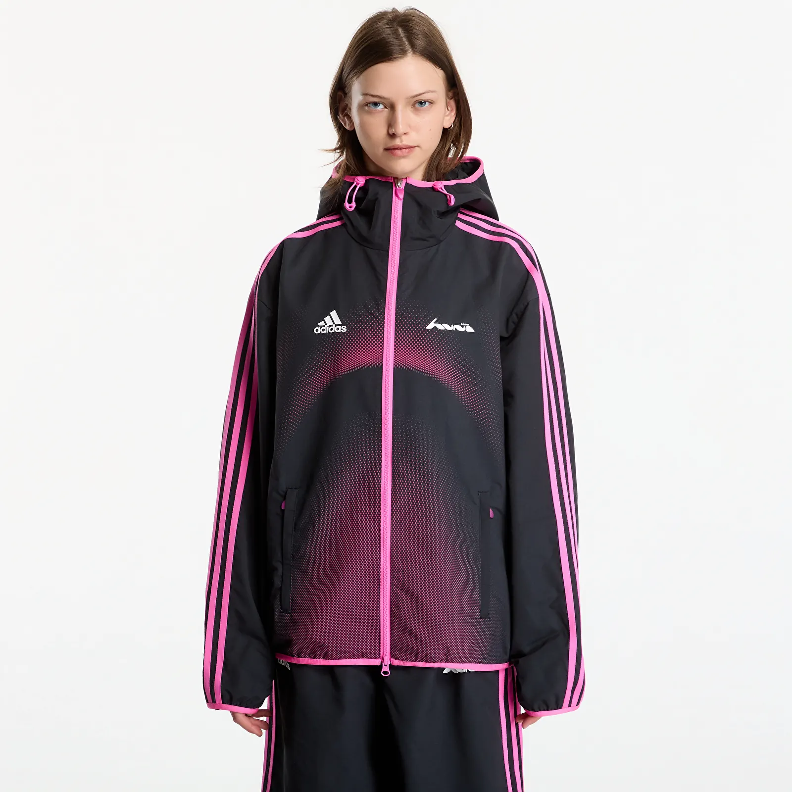 Férfi széldzsekik adidas Huni Track Top UNISEX Black