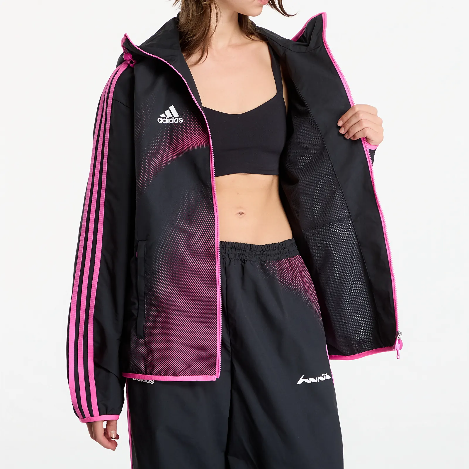 Férfi széldzsekik adidas Huni Track Top UNISEX Black