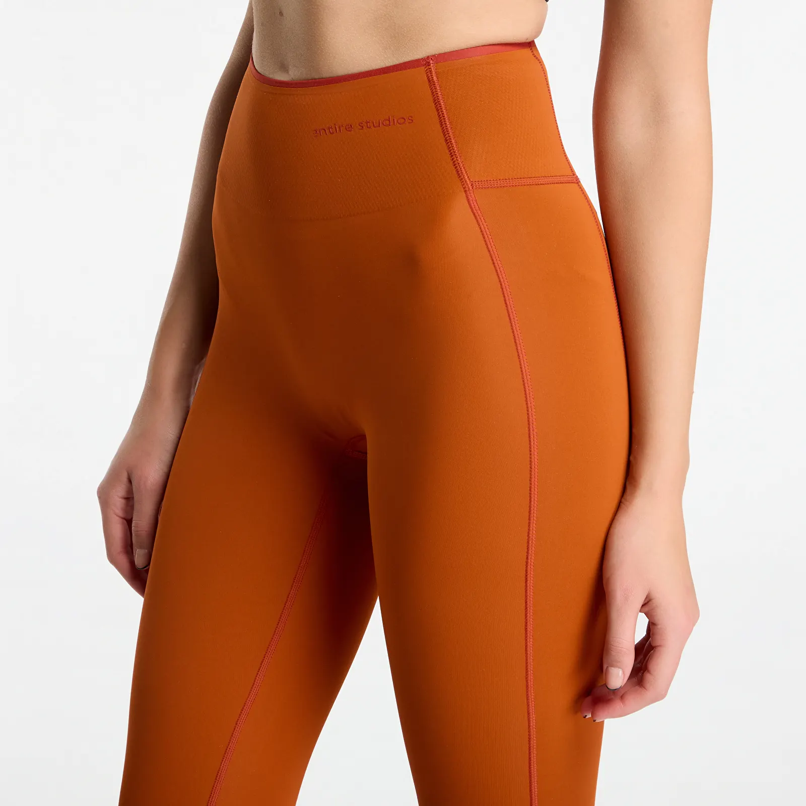 Dámske legíny adidas x entire studios Optime Training 7/8 Leggings Fox Red