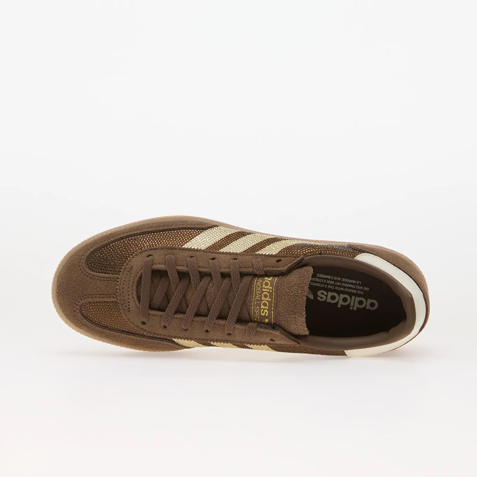 Damen-Turnschuhe adidas Handball Spezial Earth Strata/ Off White/ Gold Met.