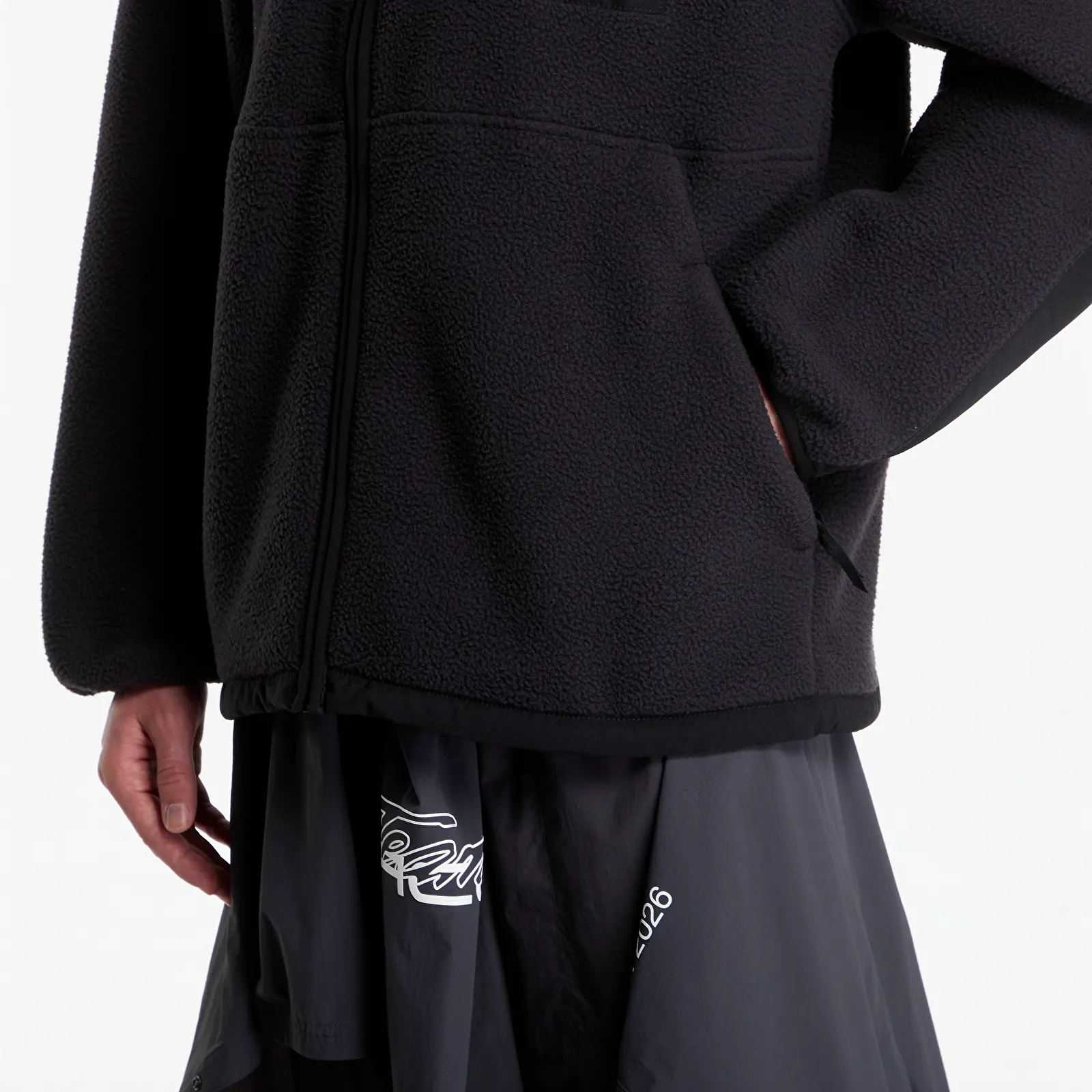 Pánské bundy The North Face Yumiori Off Peak Full Zip Jacket TNF Black