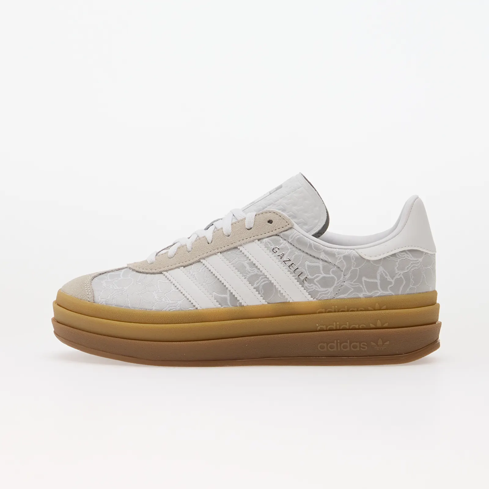 Sneakerși pentru femei adidas Gazelle Bold Silver Met./ Ftwr White/ Grey One