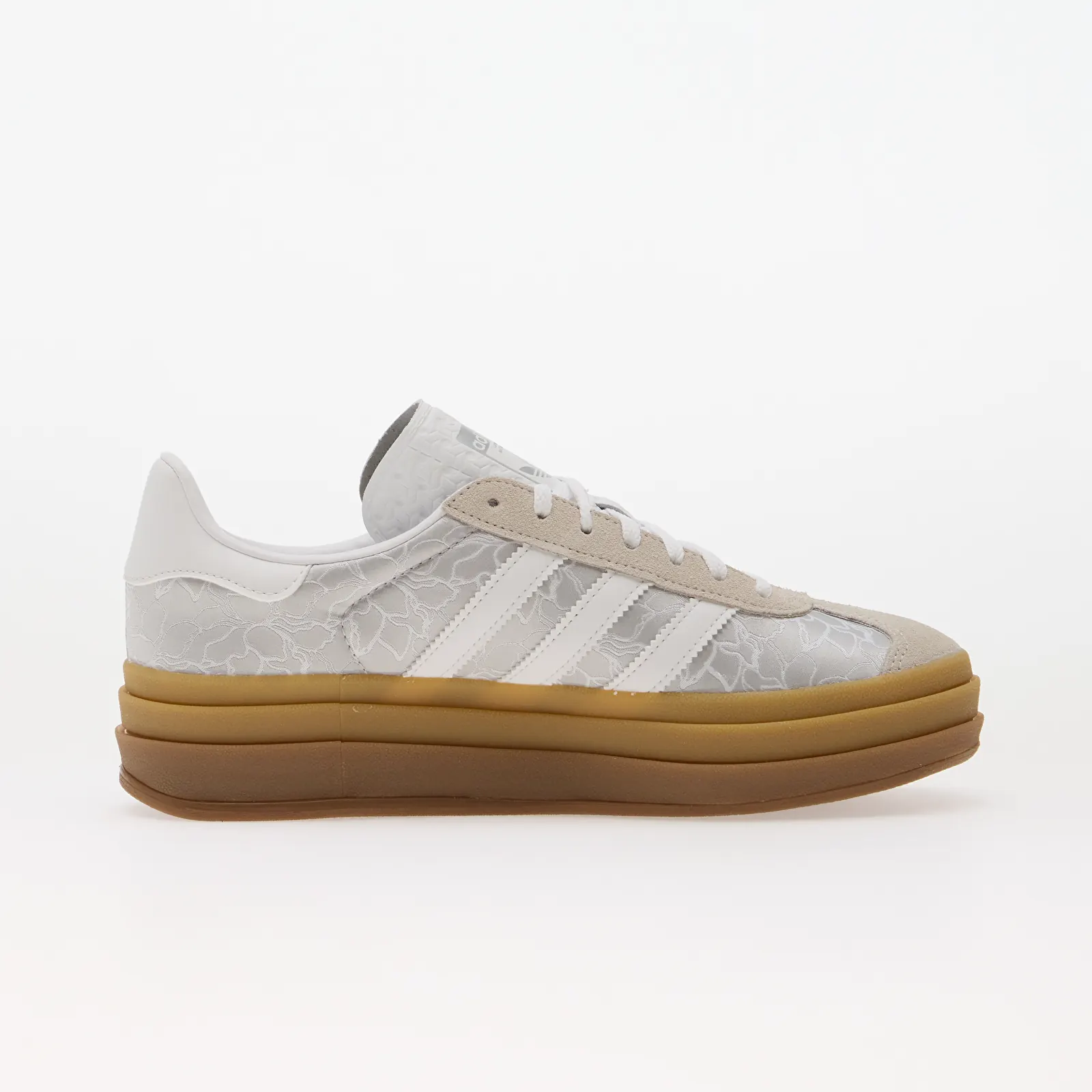Sneakerși pentru femei adidas Gazelle Bold Silver Met./ Ftwr White/ Grey One