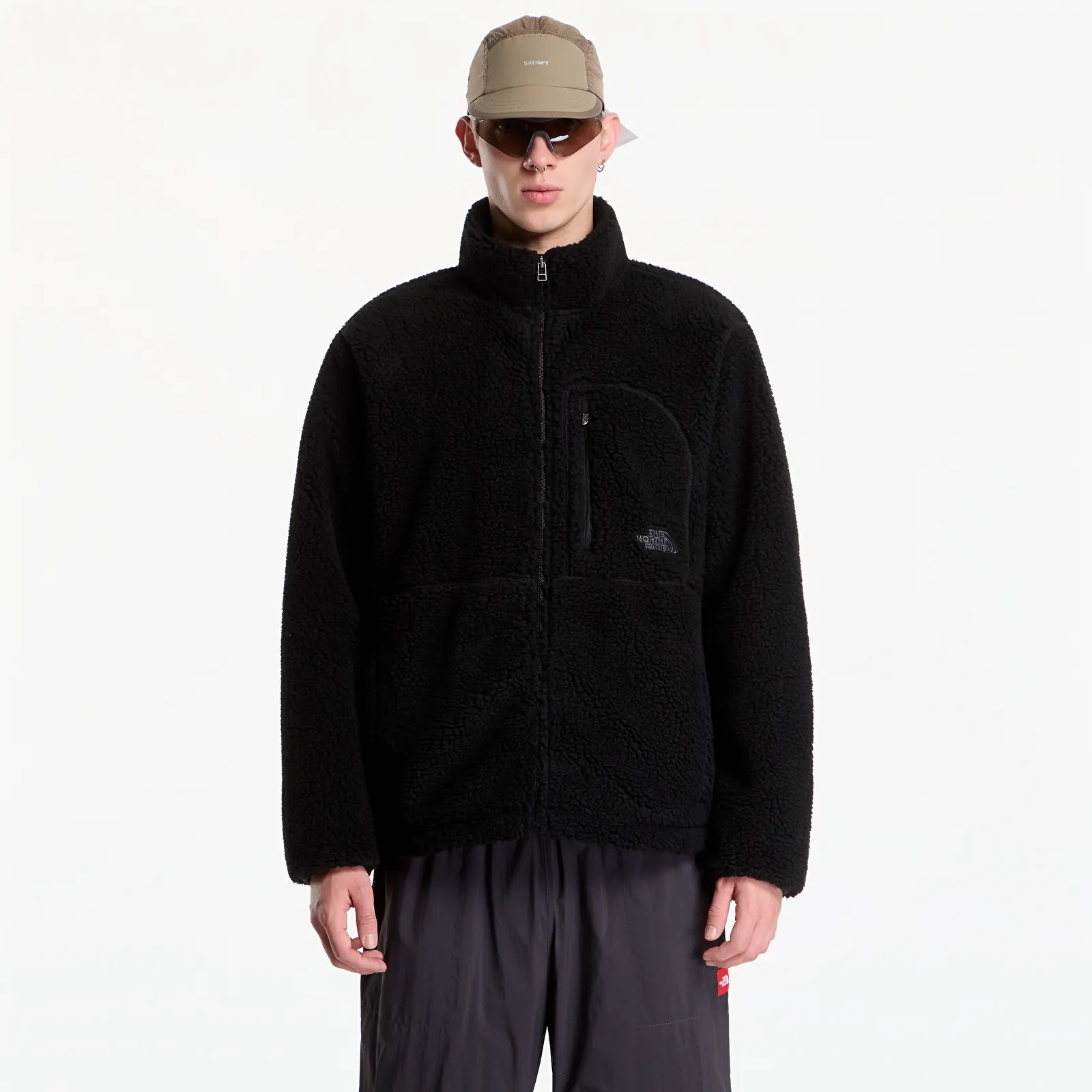 Vestes pour hommes The North Face Extreme Pile 2 Full Zip Jacket TNF Black