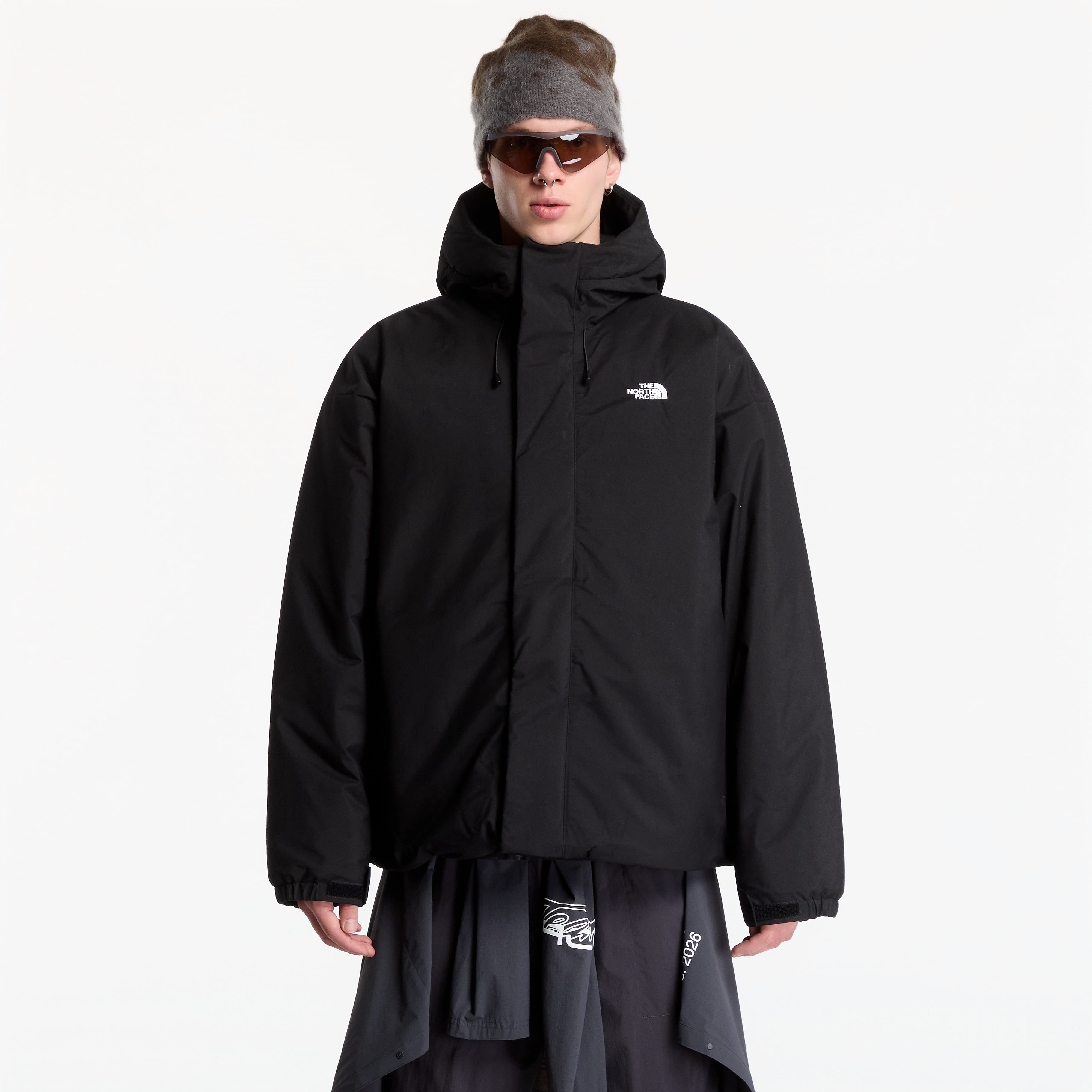 Пухено яке The North Face Puffer Oversized Jacket TNF Black M