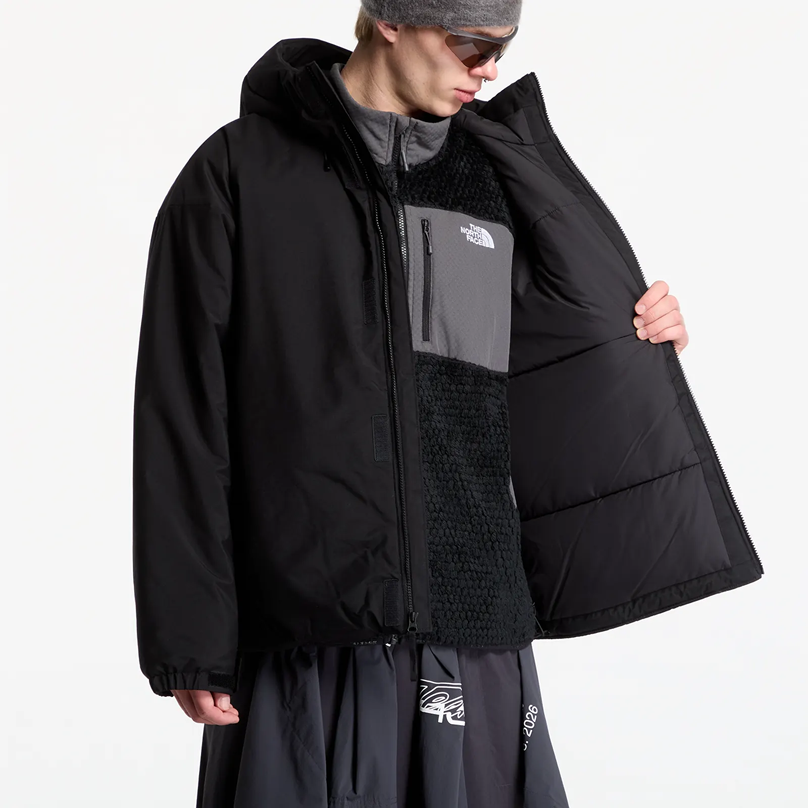 Muške puf jakne The North Face Puffer Oversized Jacket TNF Black