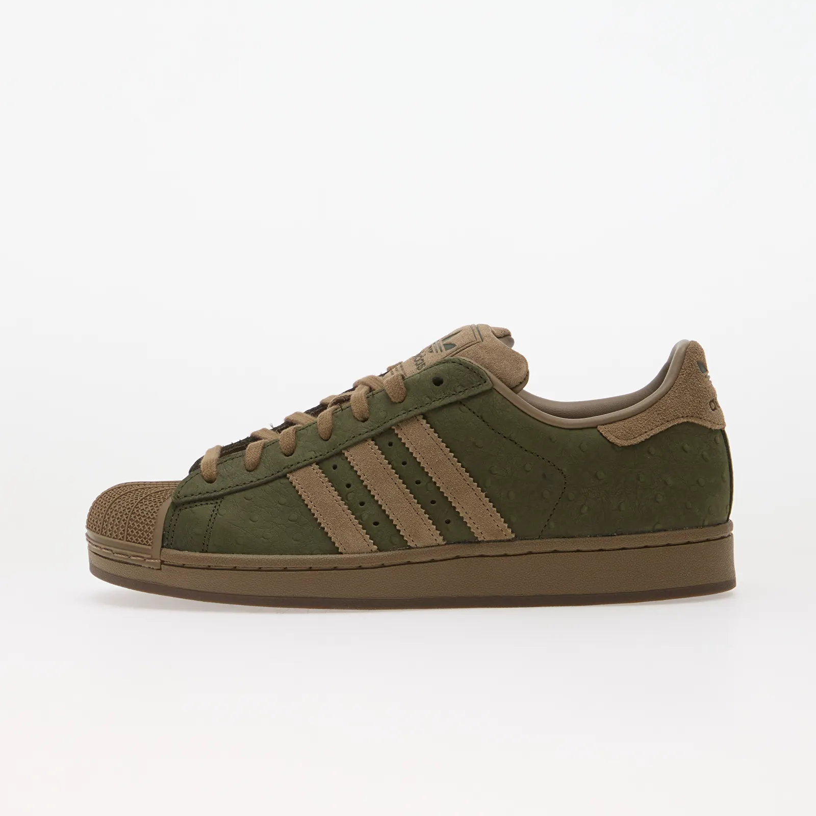 Baskets homme adidas Superstar II Night Cargo/ Khaki Six/ Gum5