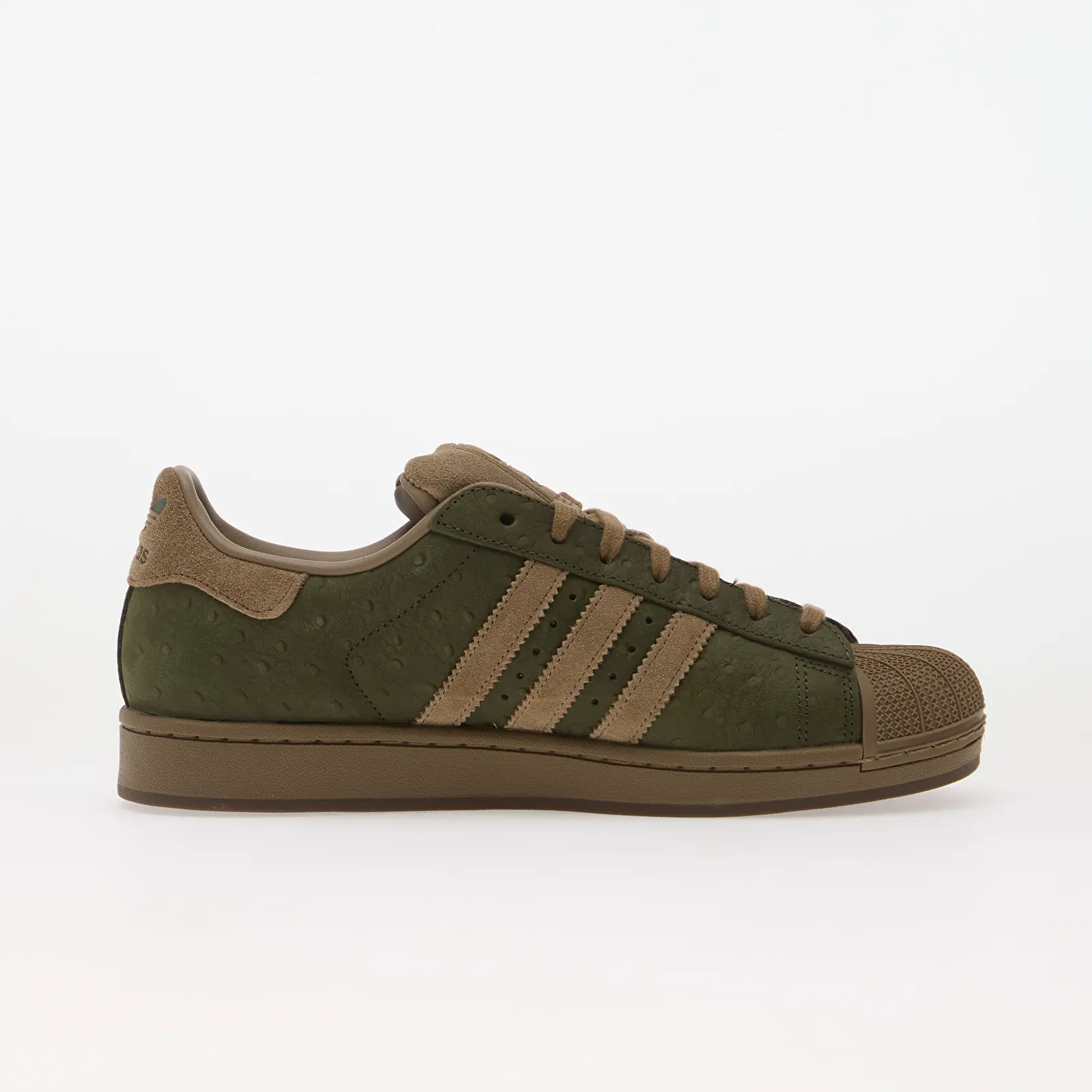Baskets homme adidas Superstar II Night Cargo/ Khaki Six/ Gum5