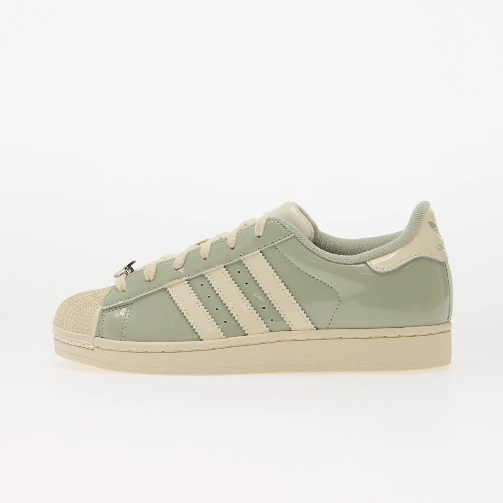 Baskets femme adidas Superstar II Halo Green/ Cream White