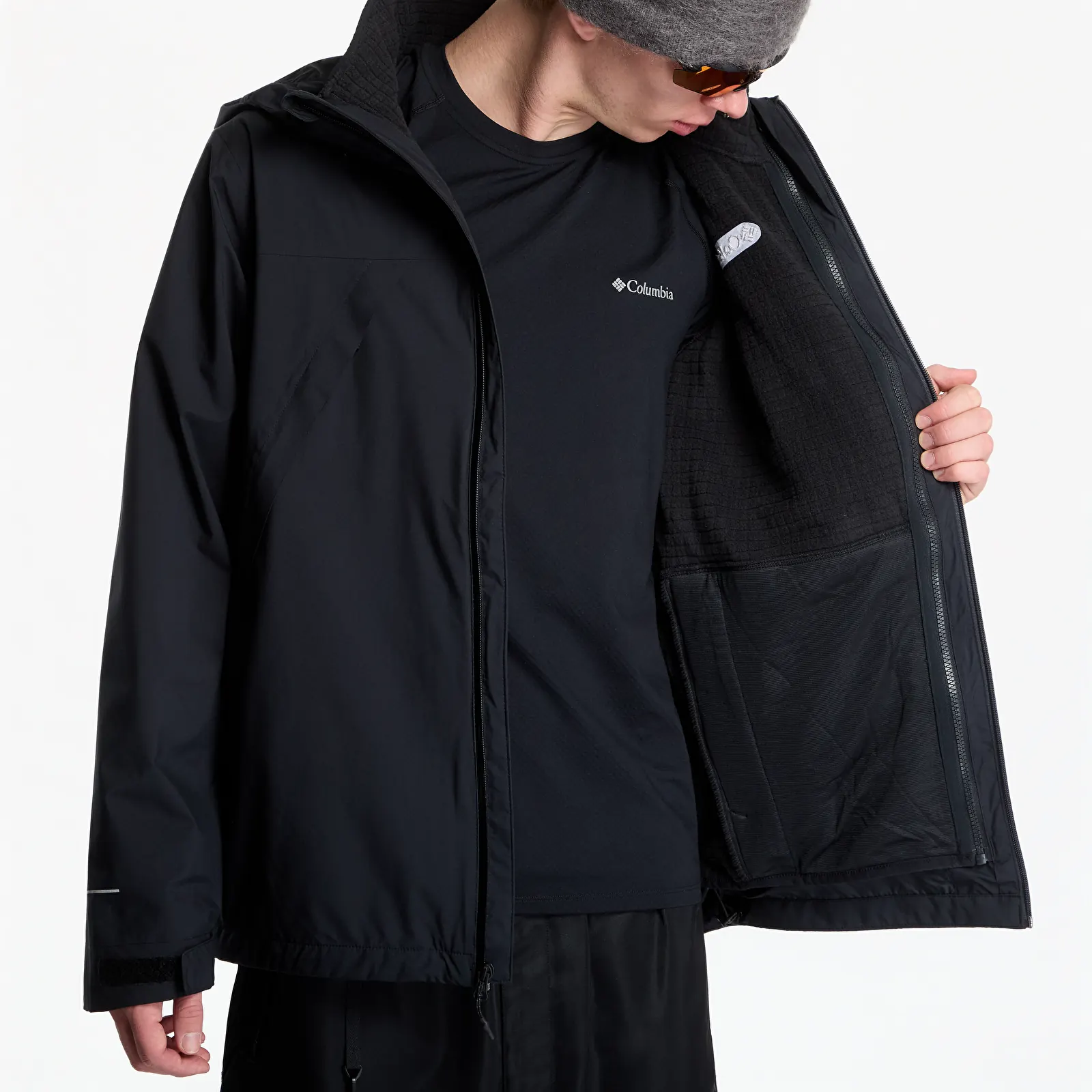 Pánske parky Columbia Trailborne™ Interchange Jacket Black