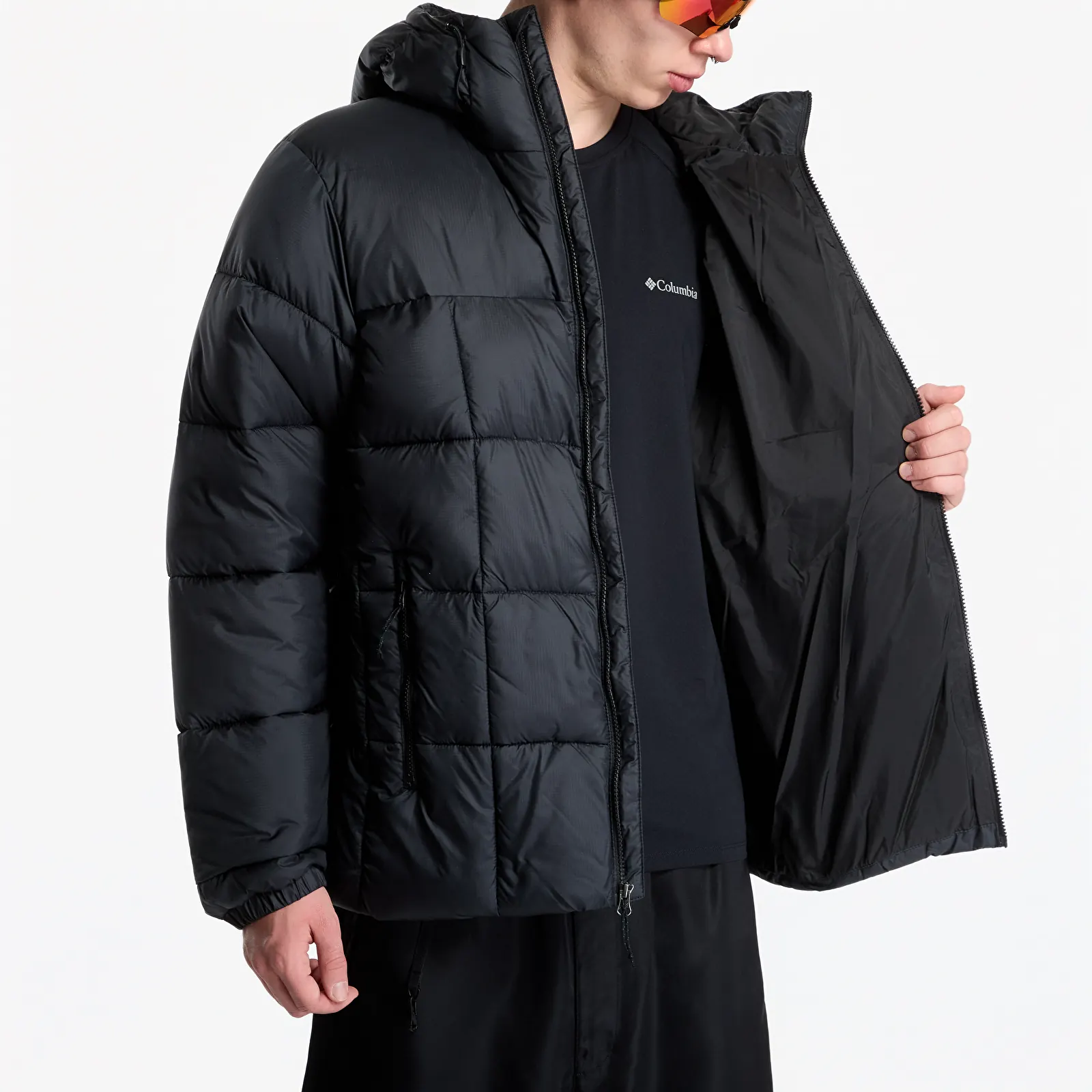 Vestes pour hommes Columbia Puffect™ IV Hooded Jacket Black