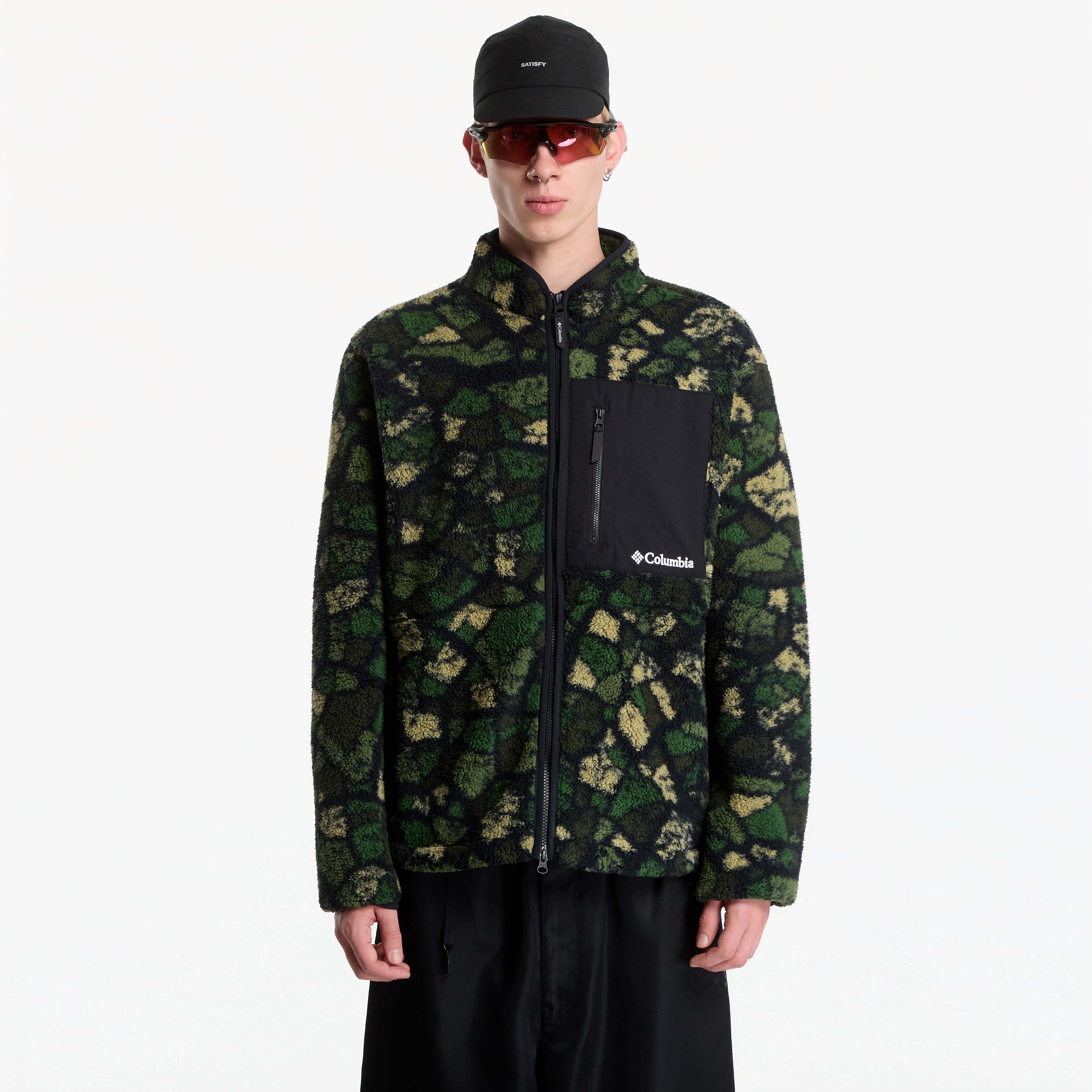 Суитшърт Columbia Mou/tain™ Printed Fleece Woodland Broken M