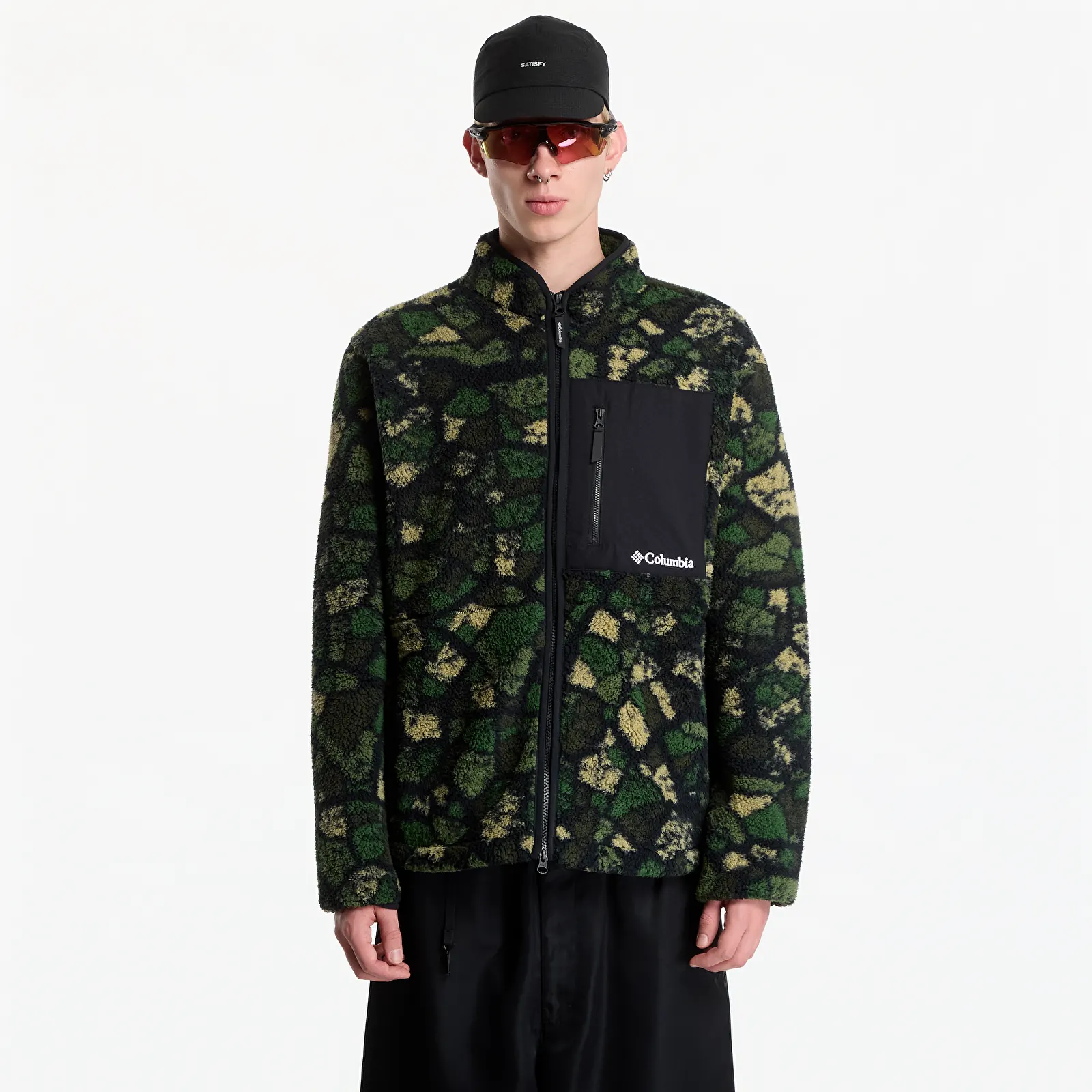 Sweats à capuche homme Columbia Mou/tain™ Printed Fleece Woodland Broken