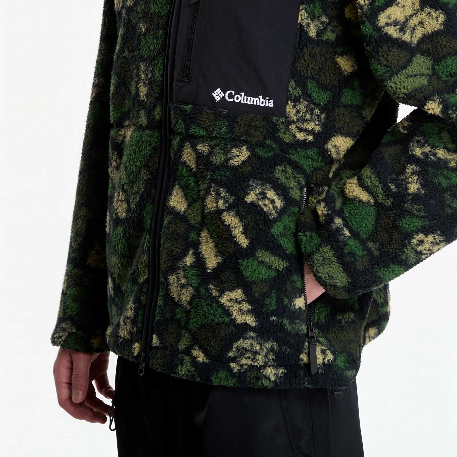 Sweats à capuche homme Columbia Mou/tain™ Printed Fleece Woodland Broken