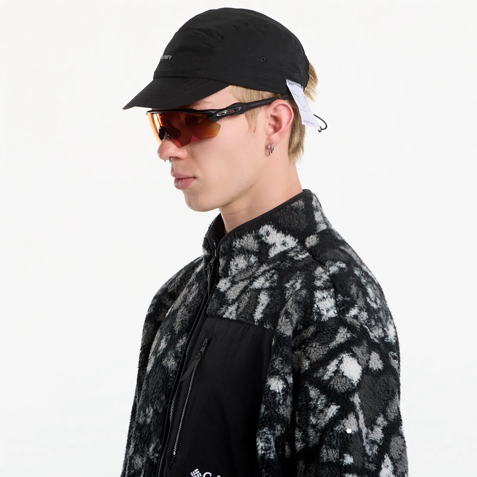Herren-Sweatshirts Columbia Mou/tain™ Printed Fleece Black Broken Ro