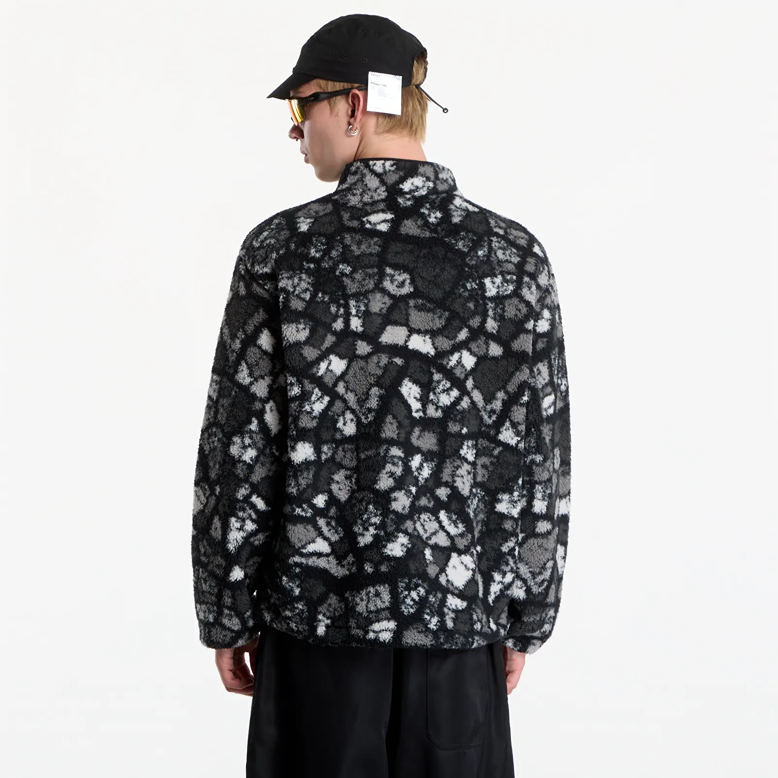 Herren-Sweatshirts Columbia Mou/tain™ Printed Fleece Black Broken Ro