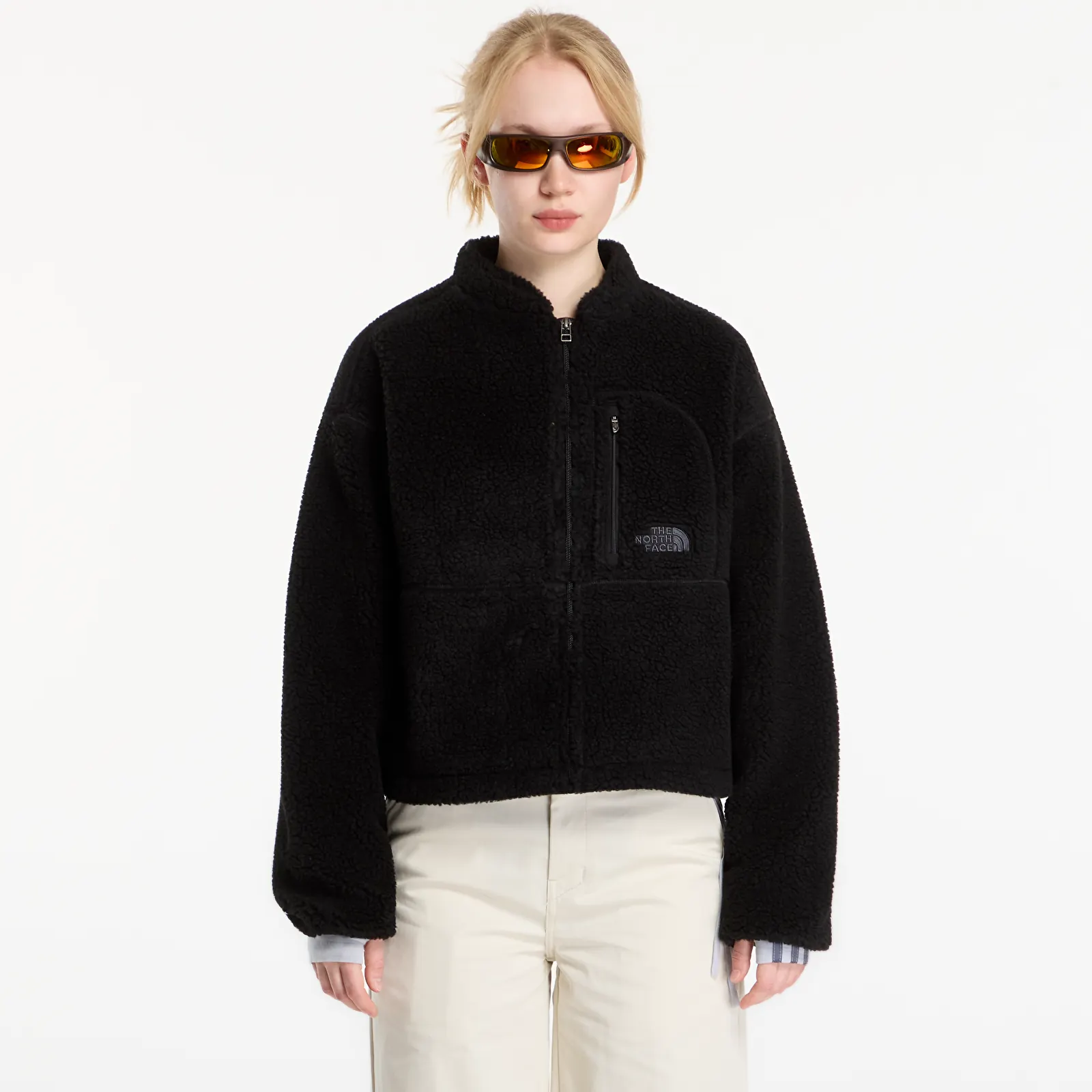 Dámské bundy The North Face Extreme Pile 2 Full Zip Jacket TNF Black