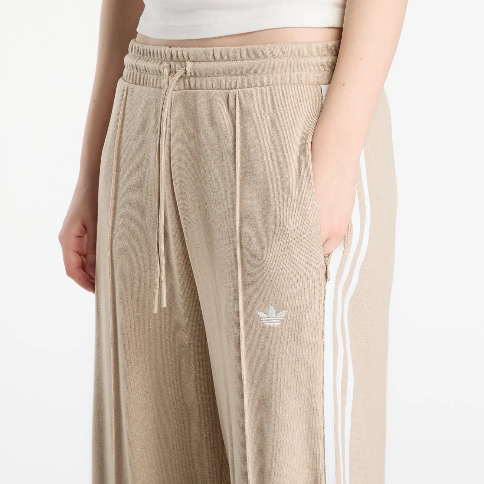Pantalones de chándal para mujer adidas Knitted Pants Khaki Three