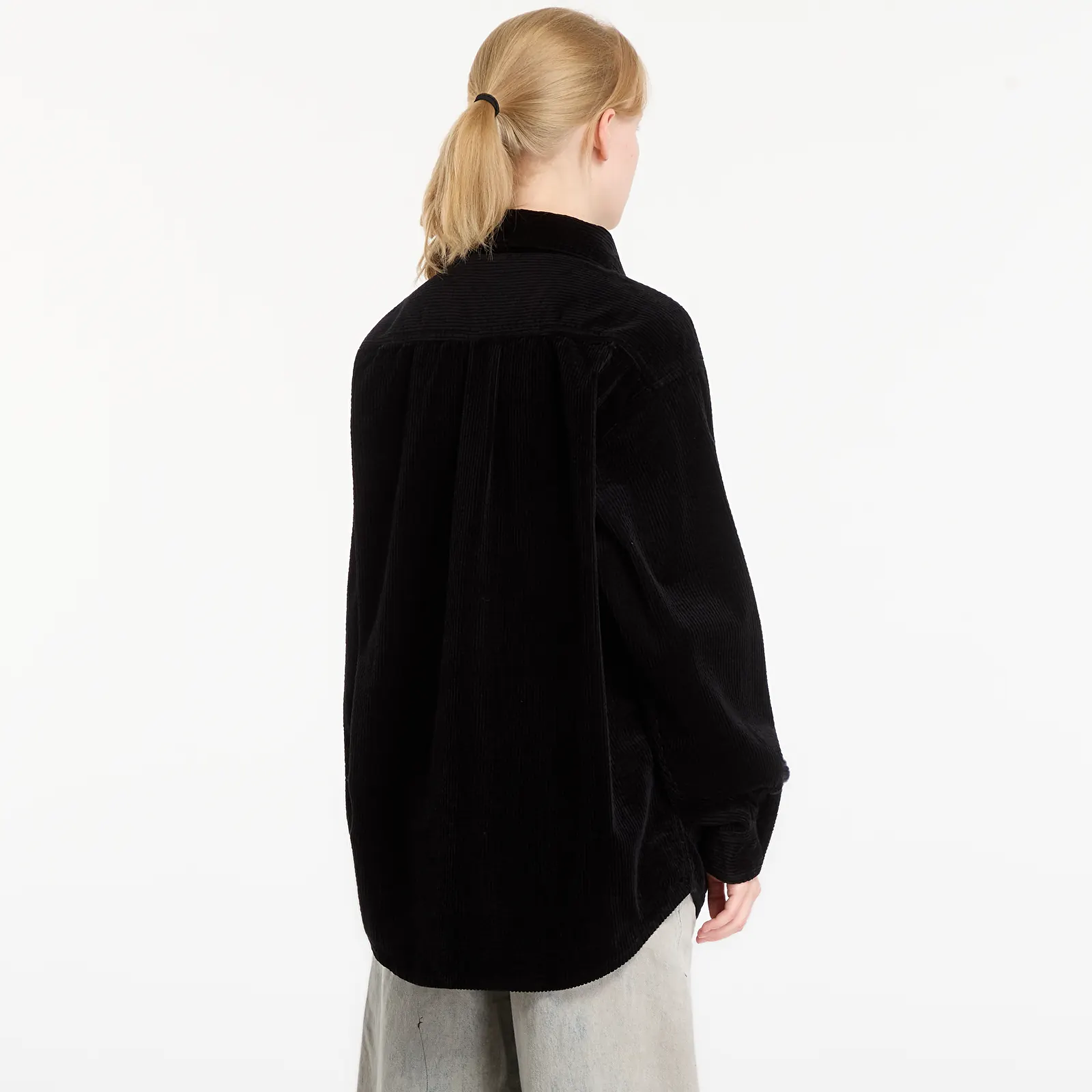 Skjorter for menn Carhartt WIP L/S Loyde Shirt Black Rinsed