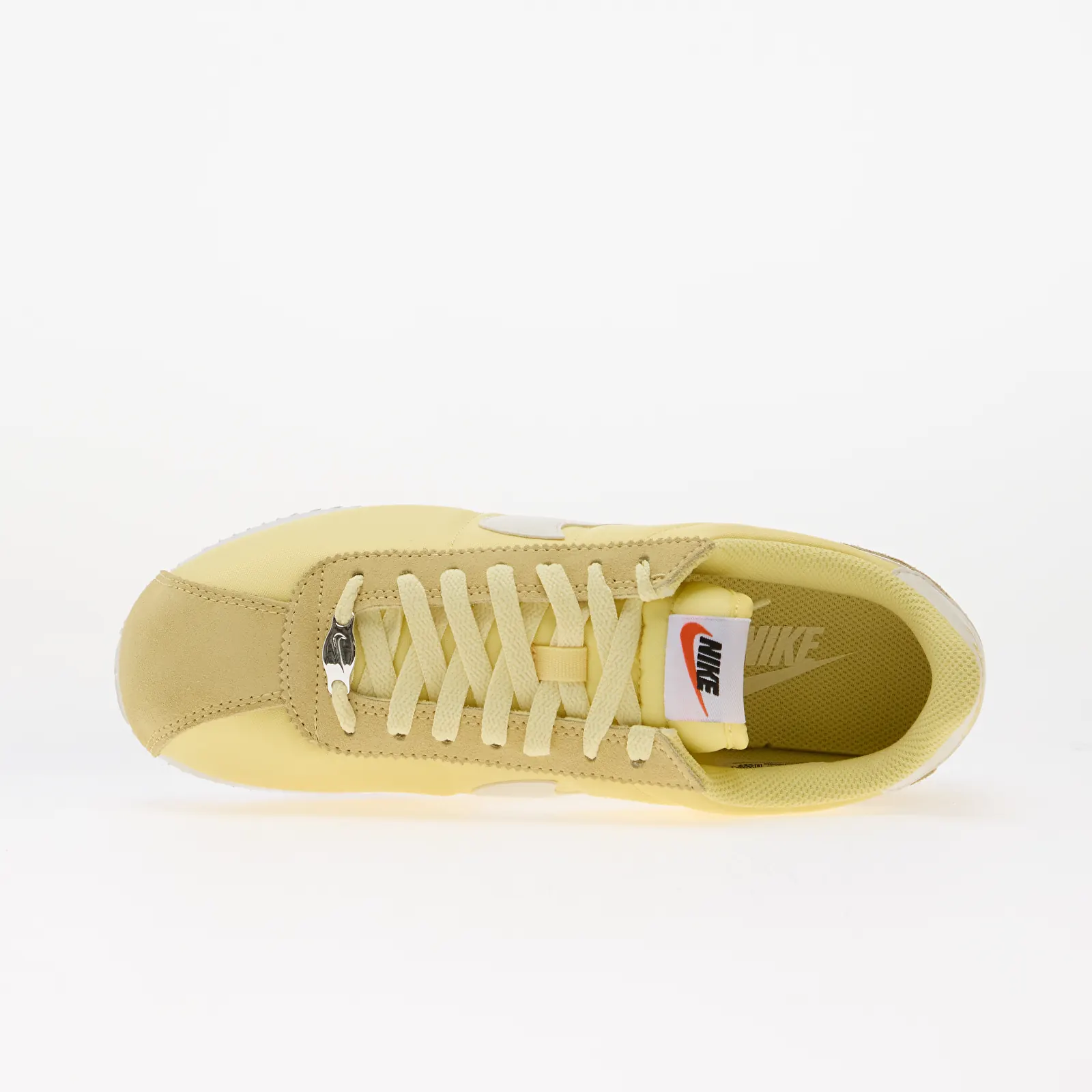 Női cipők Nike Cortez Textile Soft Yellow/ Sail-White-Safety Orange