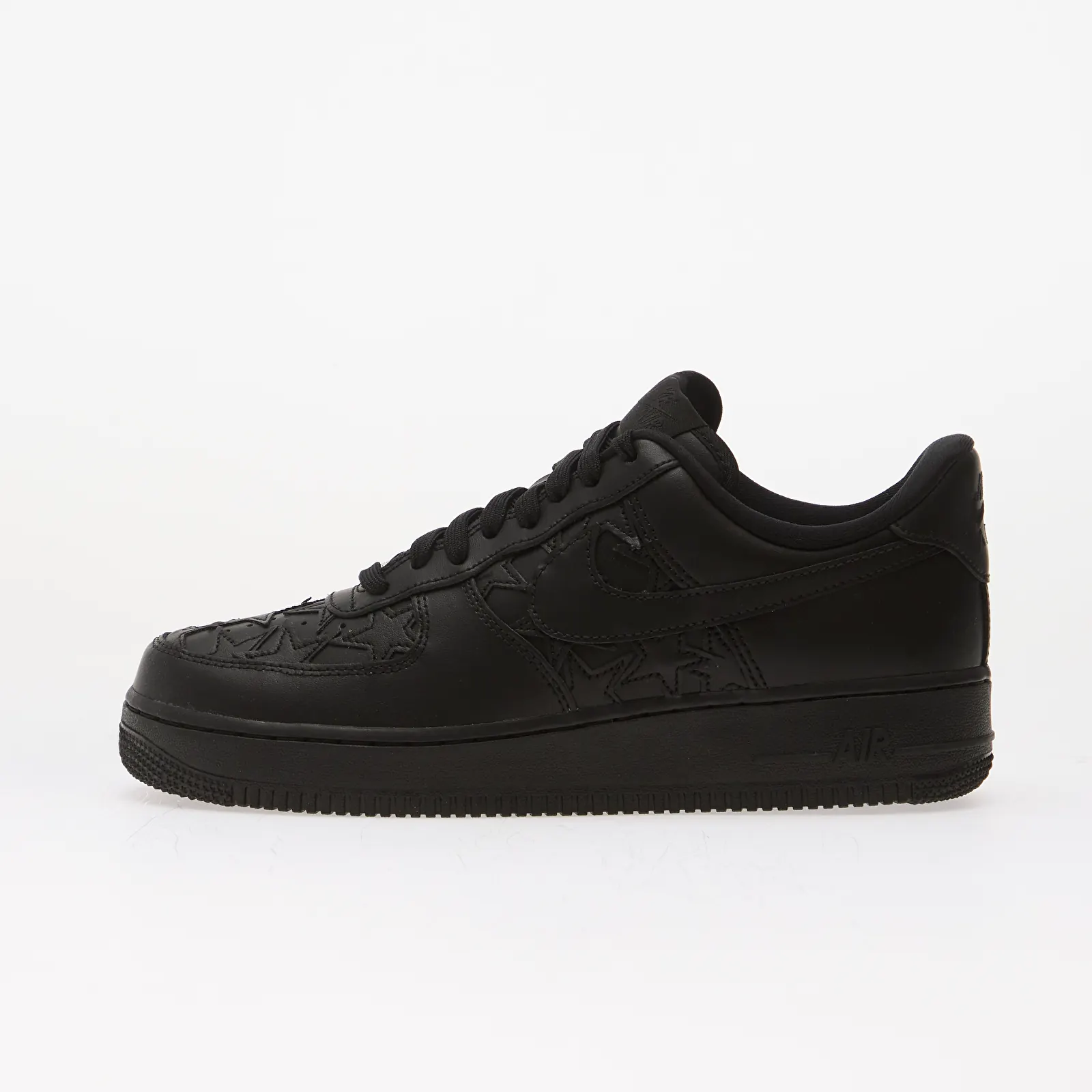 Мъжки кецове и обувки Nike Air Force 1 '07 Edge Black/ Black-Metallic Silver