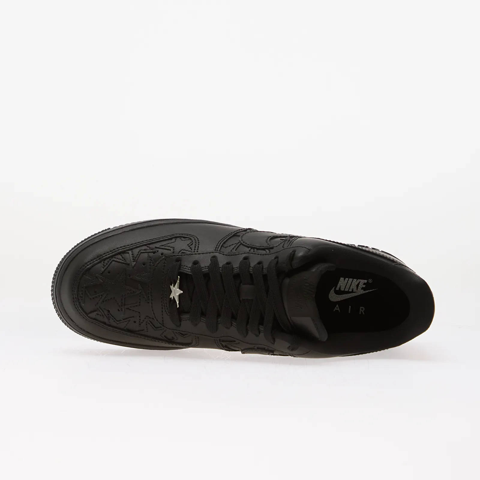 Мъжки кецове и обувки Nike Air Force 1 '07 Edge Black/ Black-Metallic Silver