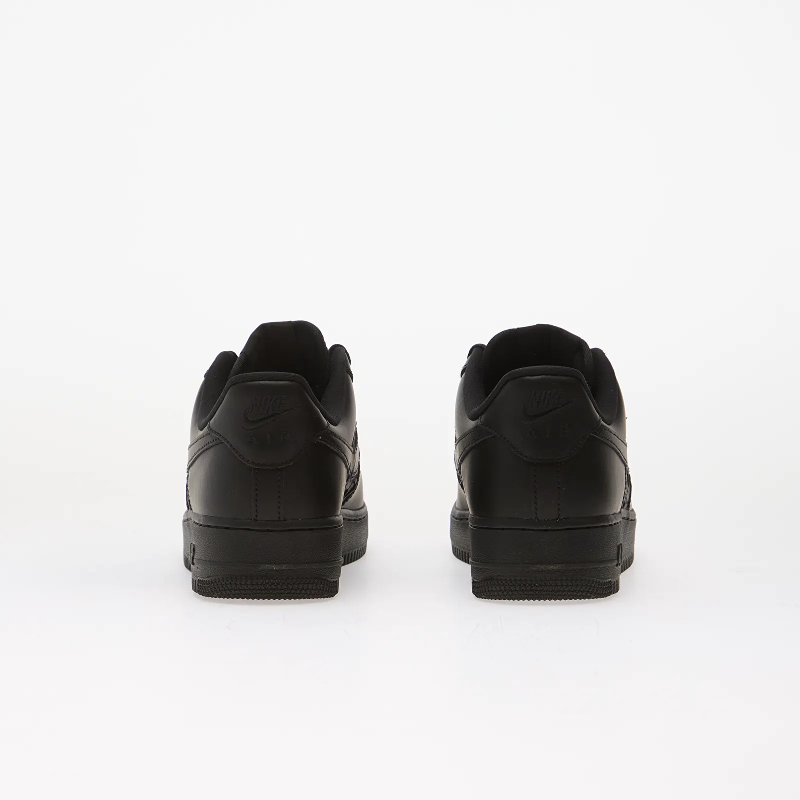 Мъжки кецове и обувки Nike Air Force 1 '07 Edge Black/ Black-Metallic Silver