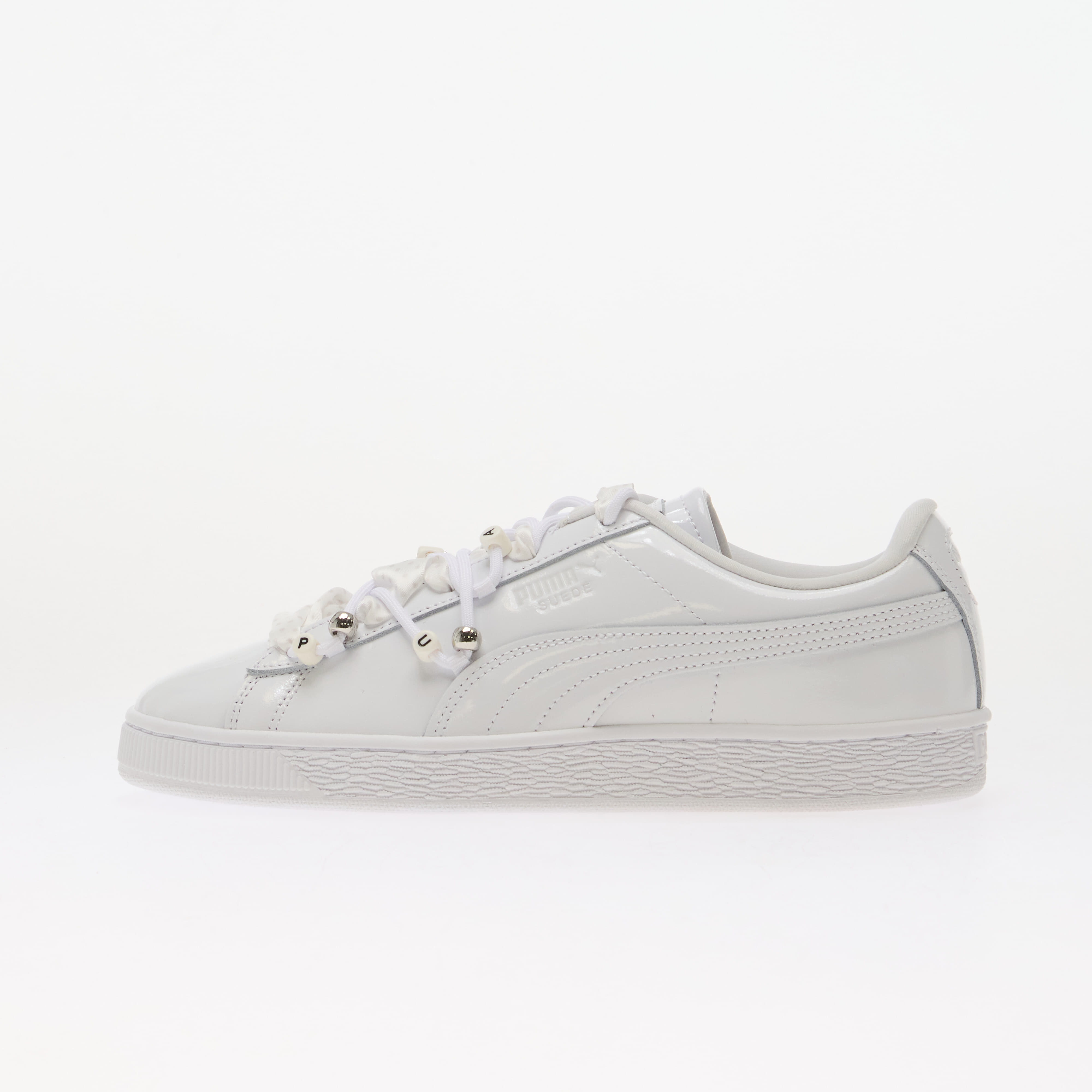Сникърси Puma Suede Bloom Patent Wns Puma White/ Feather Gray EUR 38