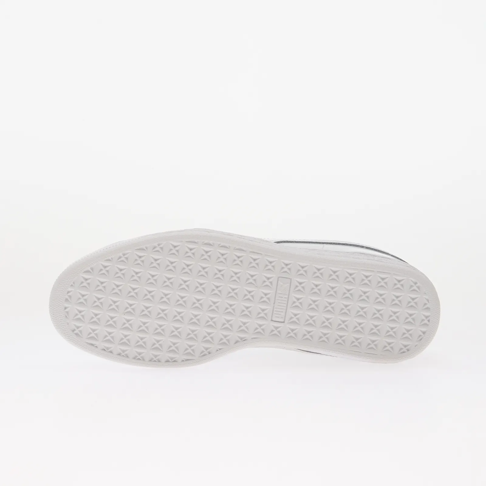Zapatillas de deporte para mujer Puma Suede Bloom Patent Wns Puma White/ Feather Gray