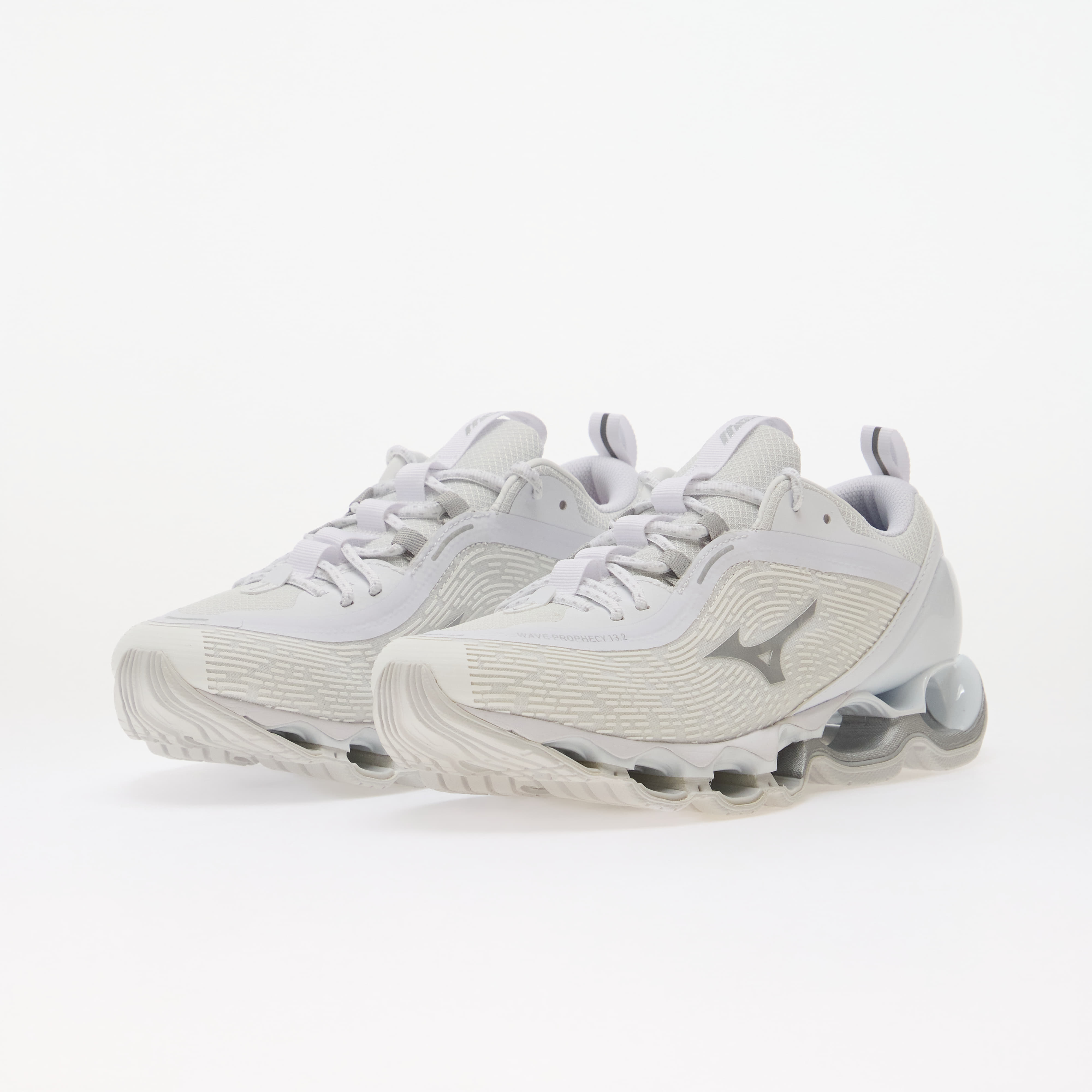 Mizuno Sneakers Mizuno Wave Prophecy 13.2 White/ Silver/ Harbor Mist EUR 47 - 6