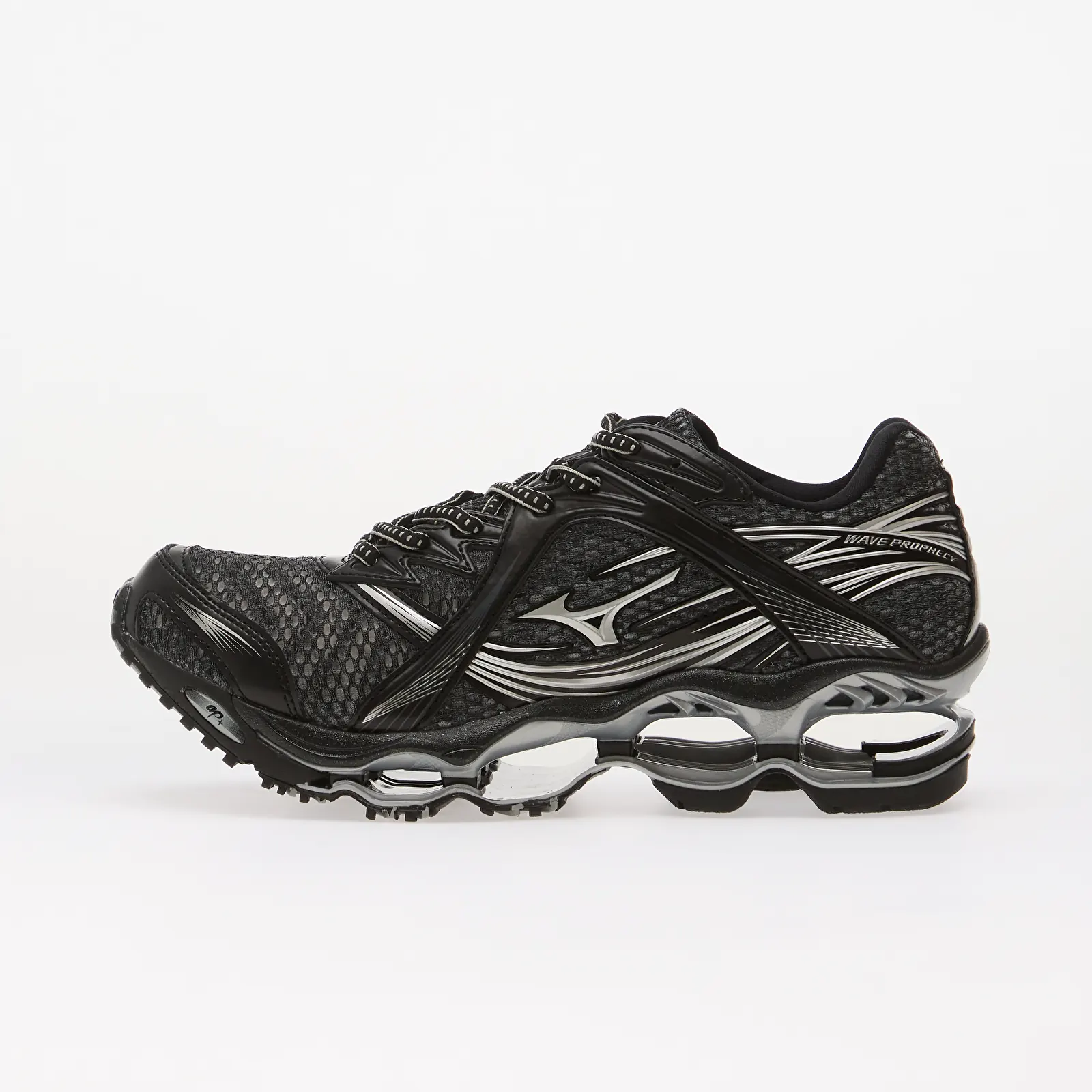 Ténis para homem Mizuno Wave Prophecy 1 Iron Gate/ Silver/ Black
