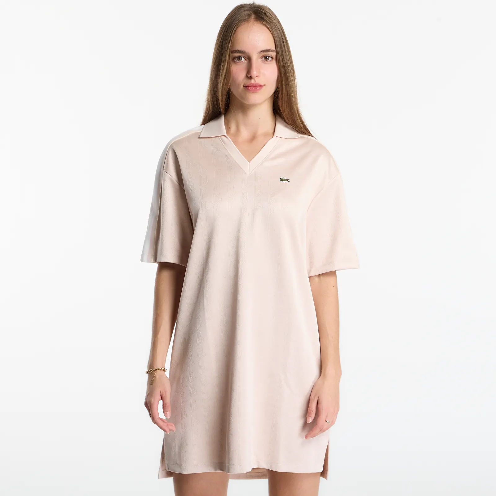 Obleke  Lacoste Polo Dresses Mansia/Sisal