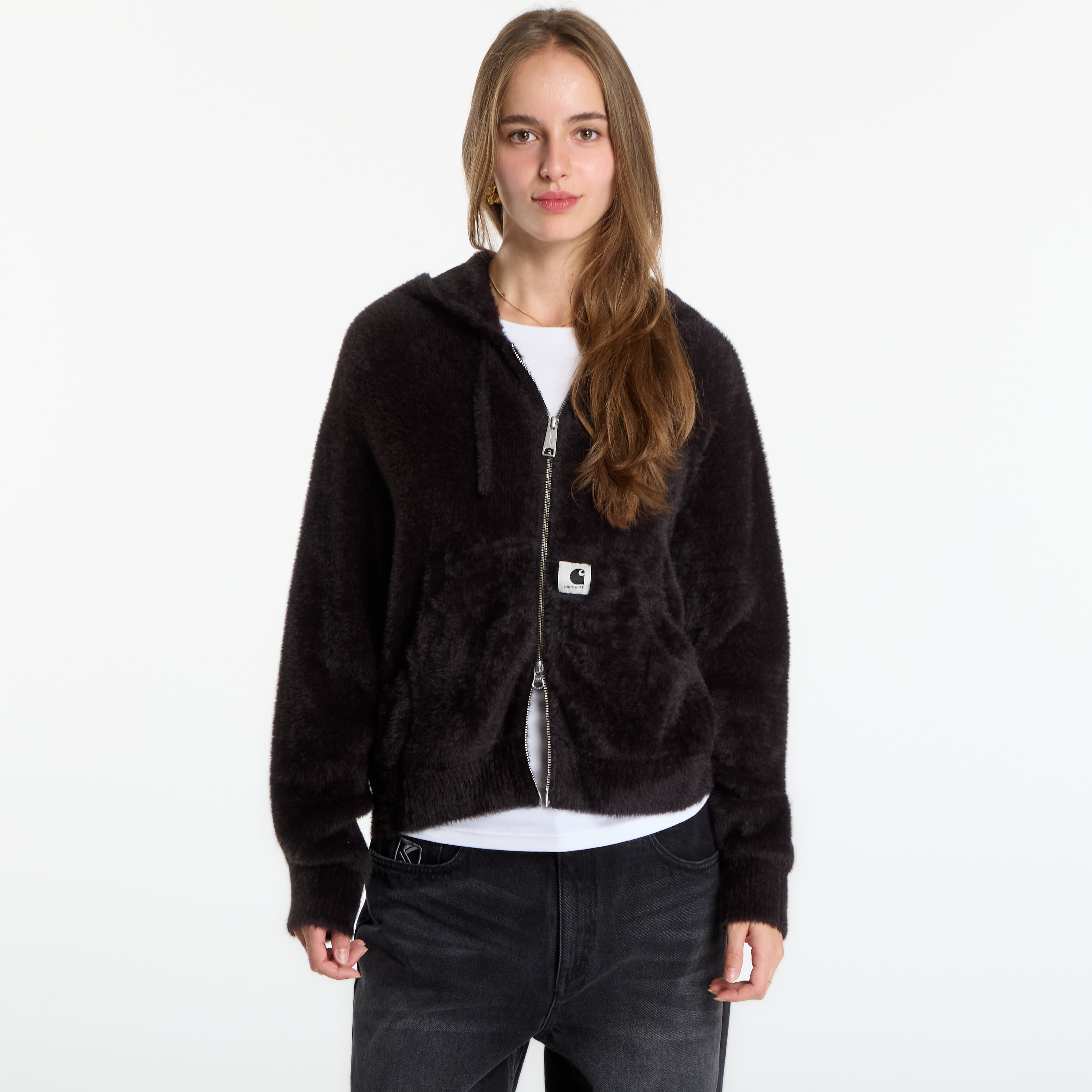 Суитшърт Carhartt WIP W' Maine Active Sweater Jacket Black M