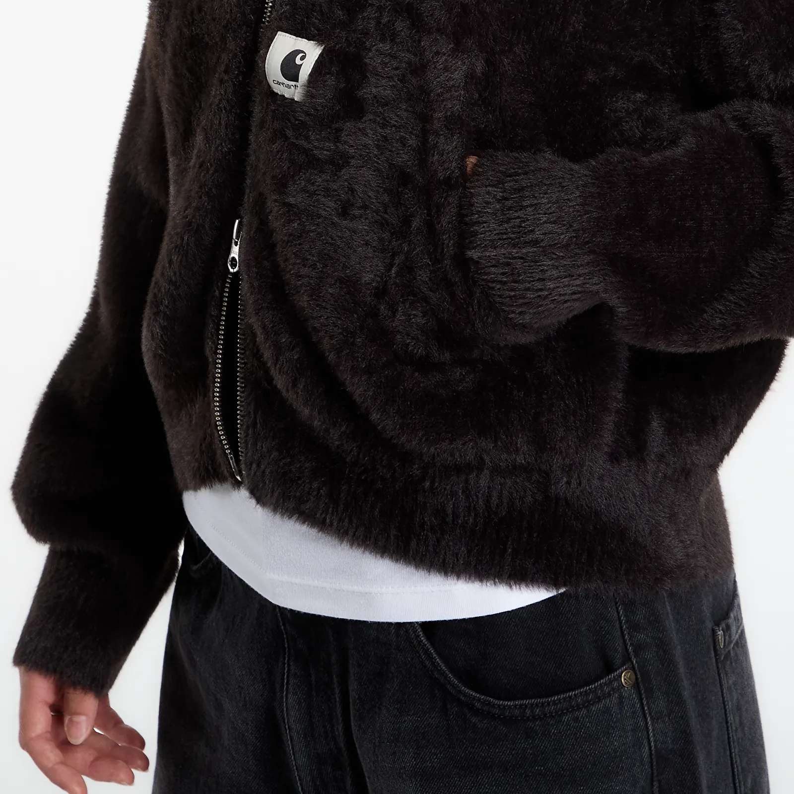 Sweatshirts Carhartt WIP W' Maine Active Sweater Jacket Black