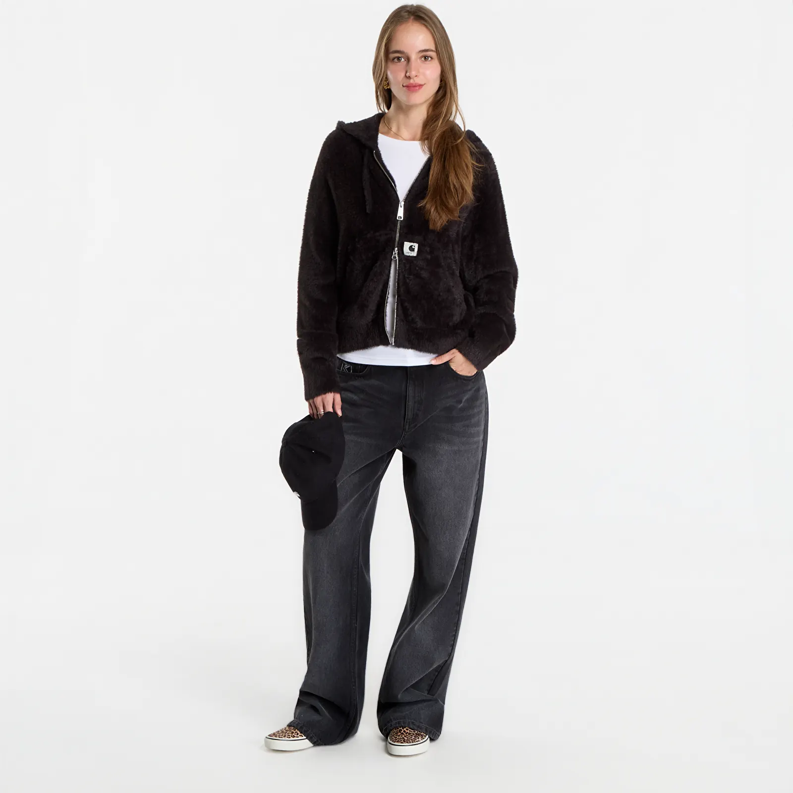 Sweatshirts Carhartt WIP W' Maine Active Sweater Jacket Black