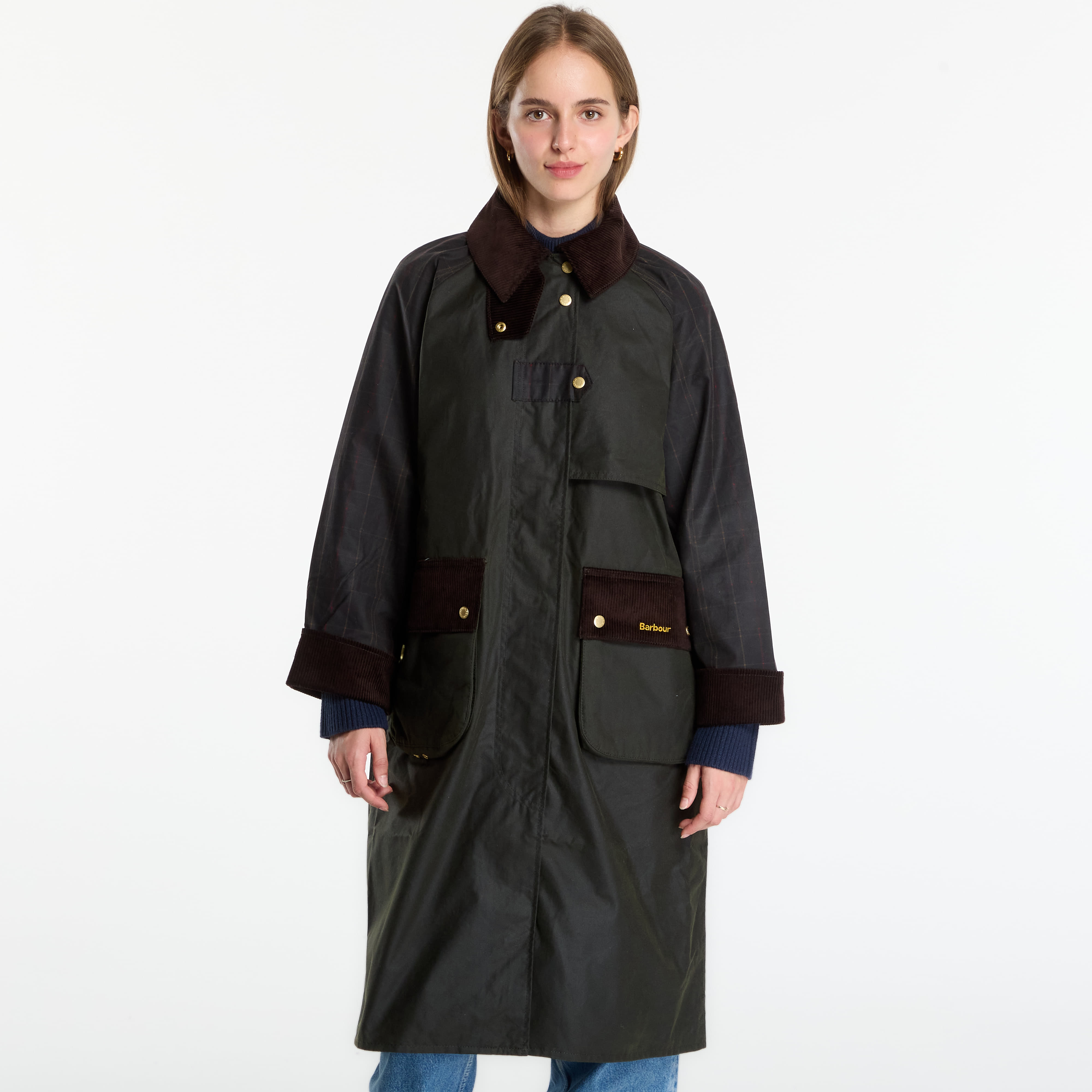 Яке Barbour Checked Kirklees Wax Jacket Fern/ Classic/ Shadow Classic S