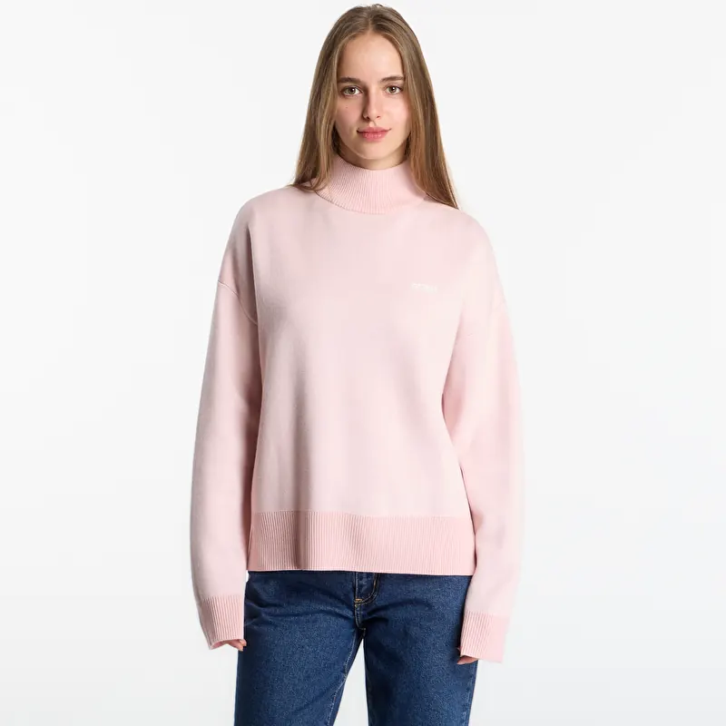 Свитер GUESS Fiona Ls Crewneck Mountain Jacquard Low Key Pink