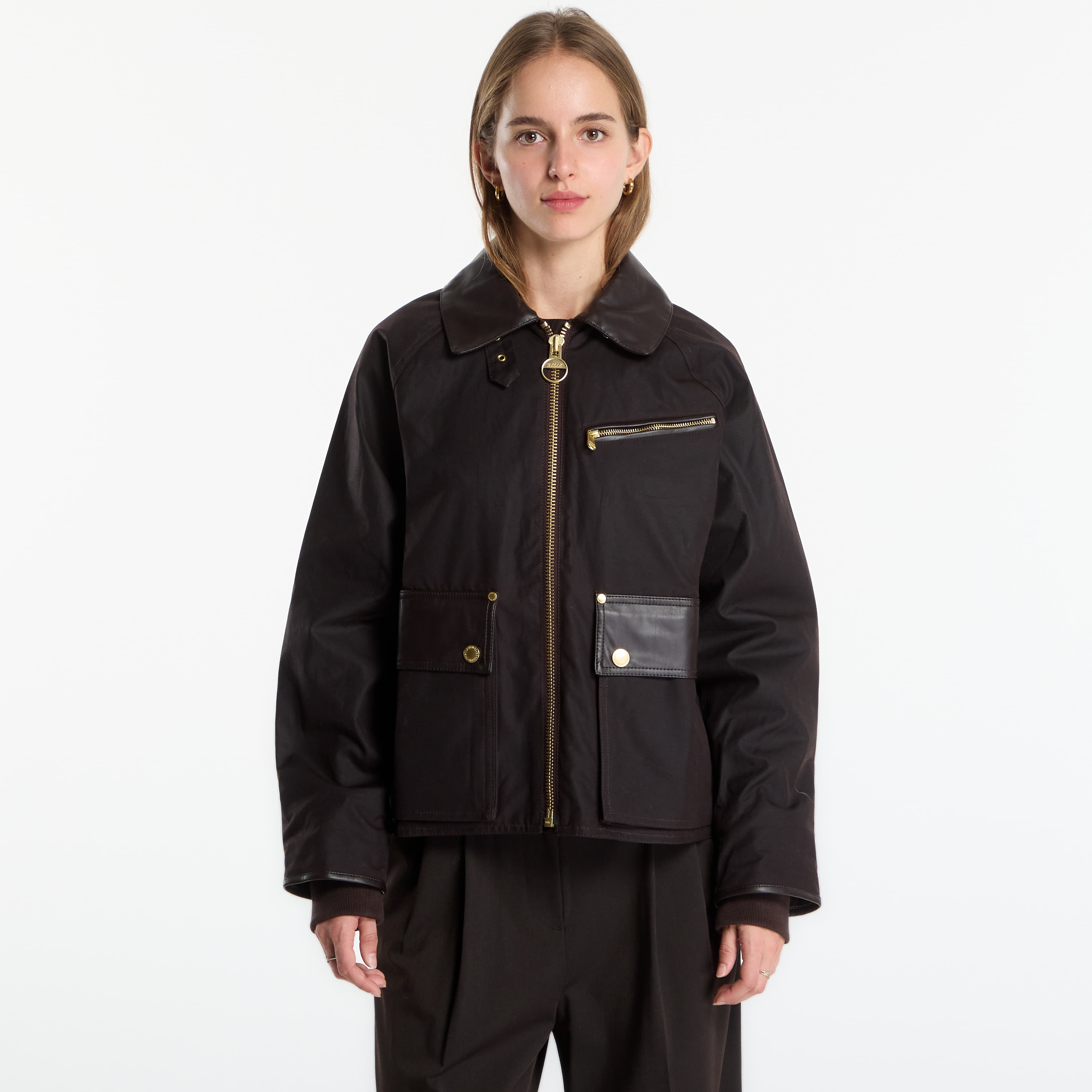 Яке Barbour B.Intl Donnington Wax Jacket Rustic/ Truffle Northumberland Check XS