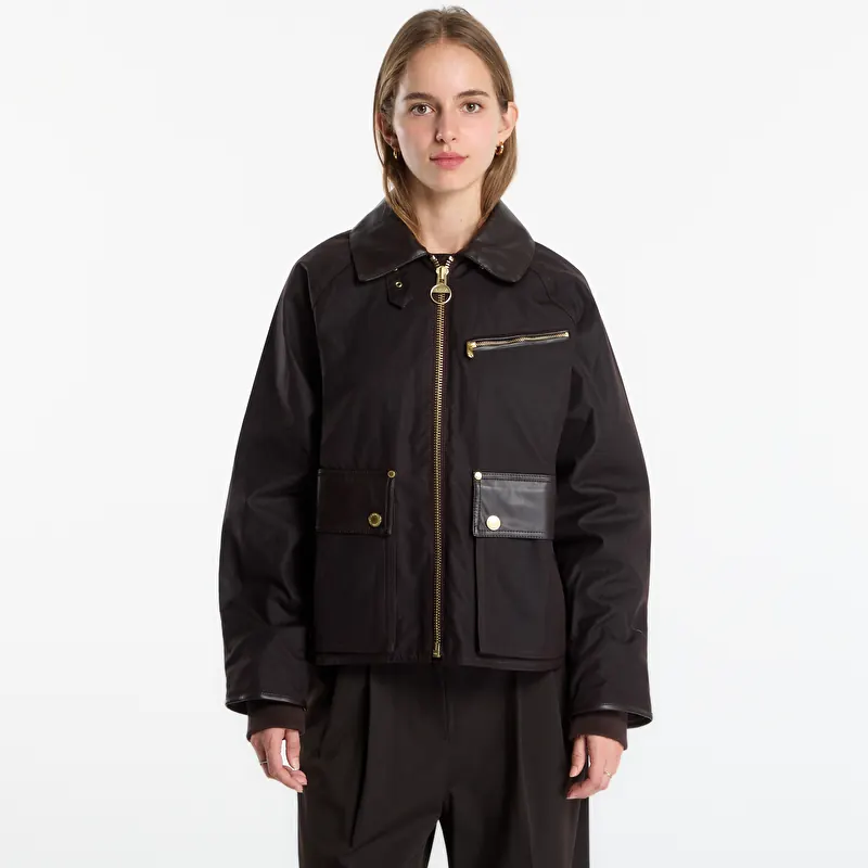 Jas Barbour B.Intl Donnington Wax Jacket Rustic/ Truffle Northumberland Check