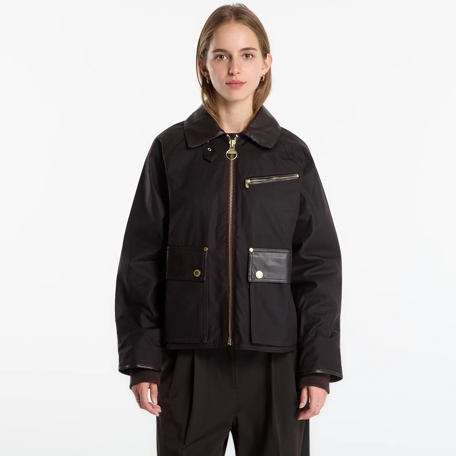 Vestes  Barbour B.Intl Donnington Wax Jacket Rustic/ Truffle Northumberland Check