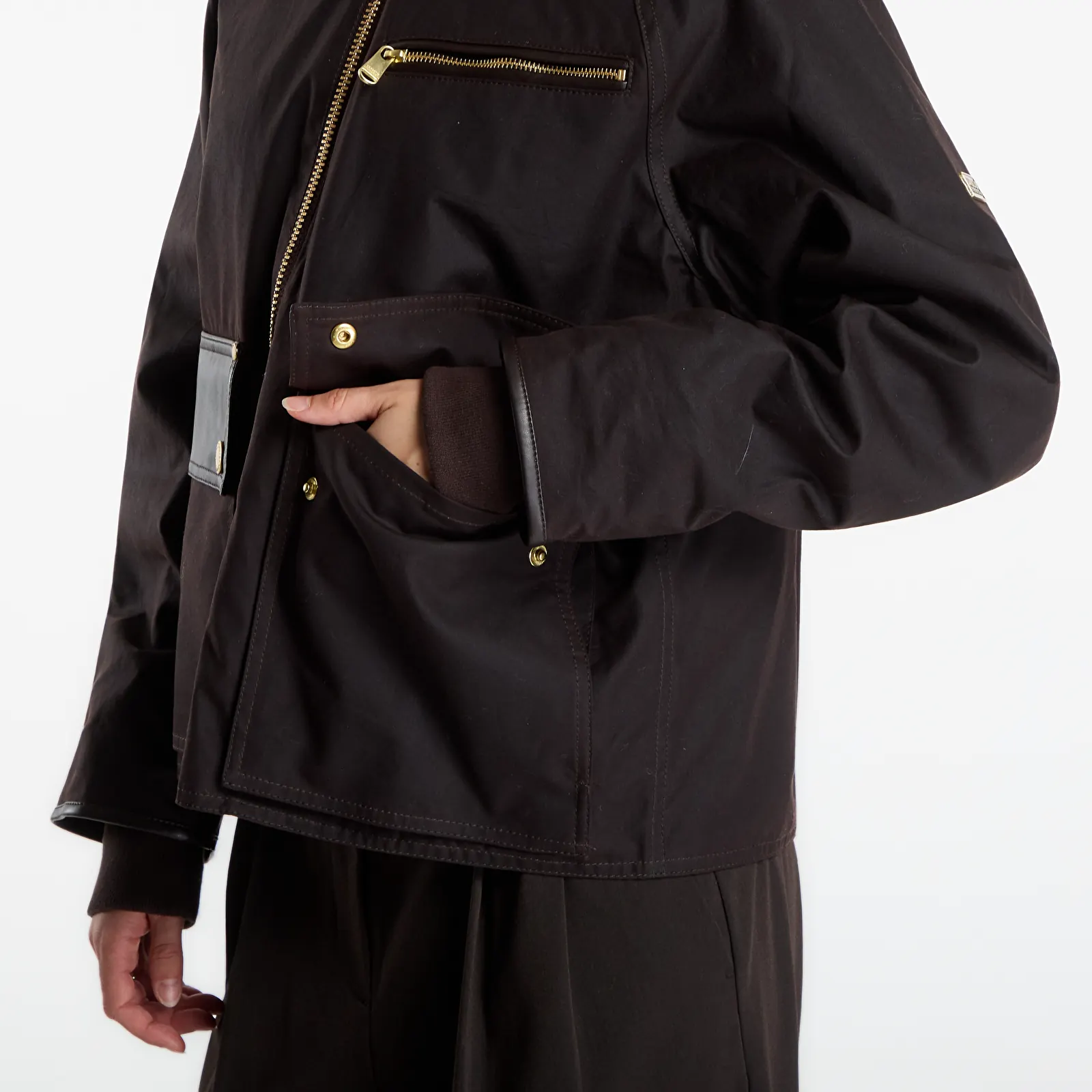 Vestes  Barbour B.Intl Donnington Wax Jacket Rustic/ Truffle Northumberland Check