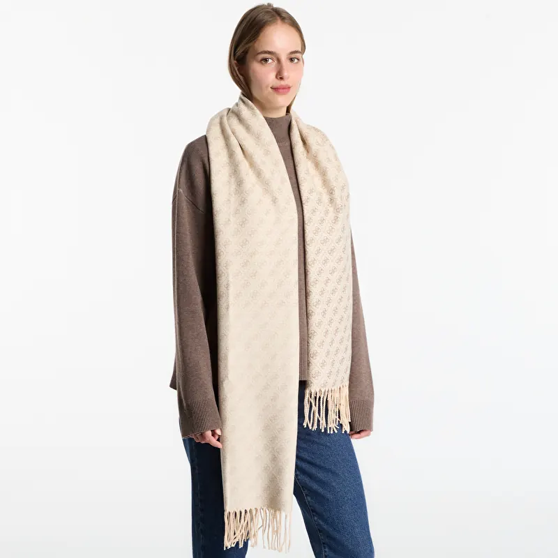 Huivi GUESS  Scarf Taupe/ Multi